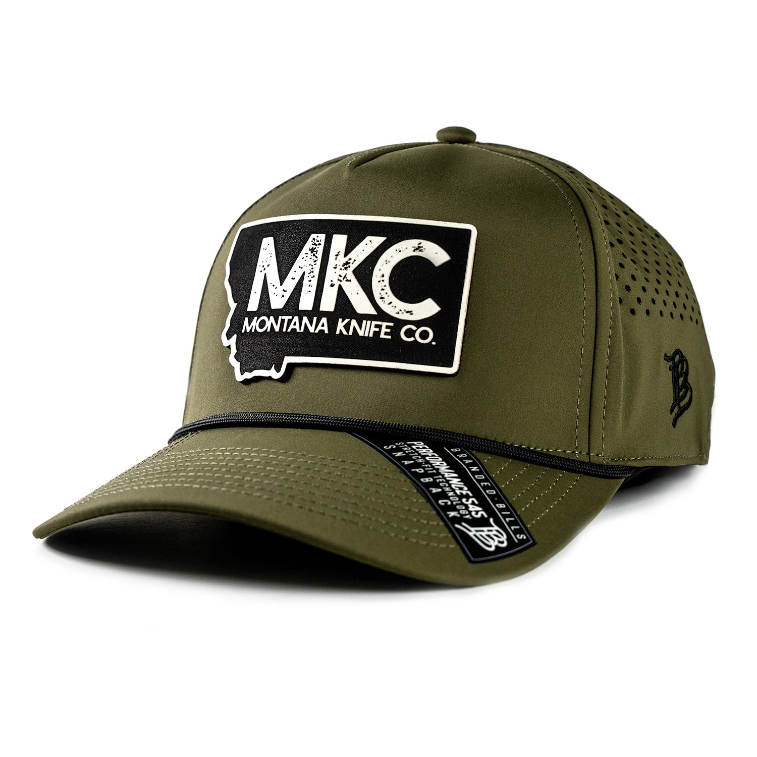 MKC BIG STATE PATCH - ROPE HAT - OLIVE