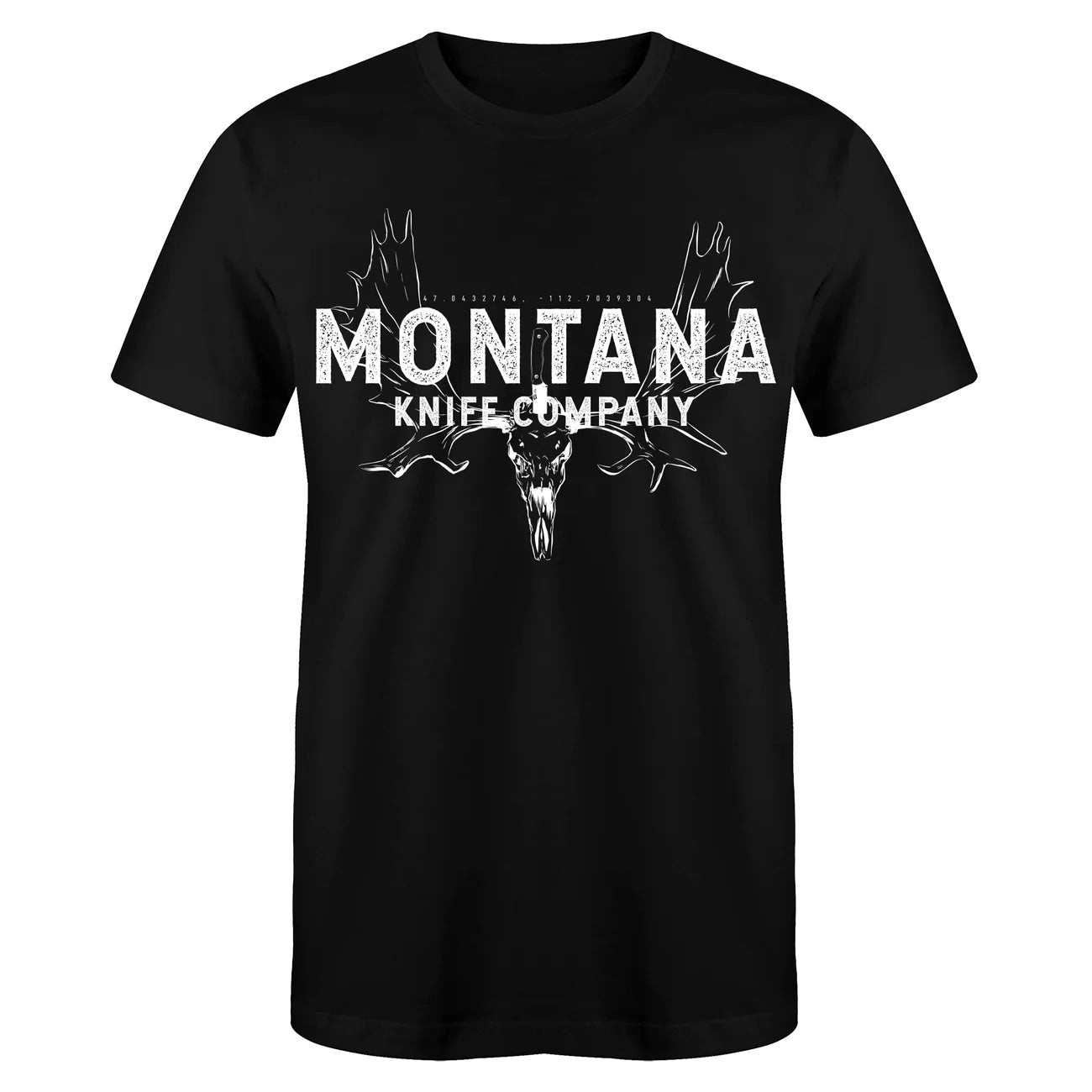 MKC MOOSE SKULL TEE - BLACK - USA MADE