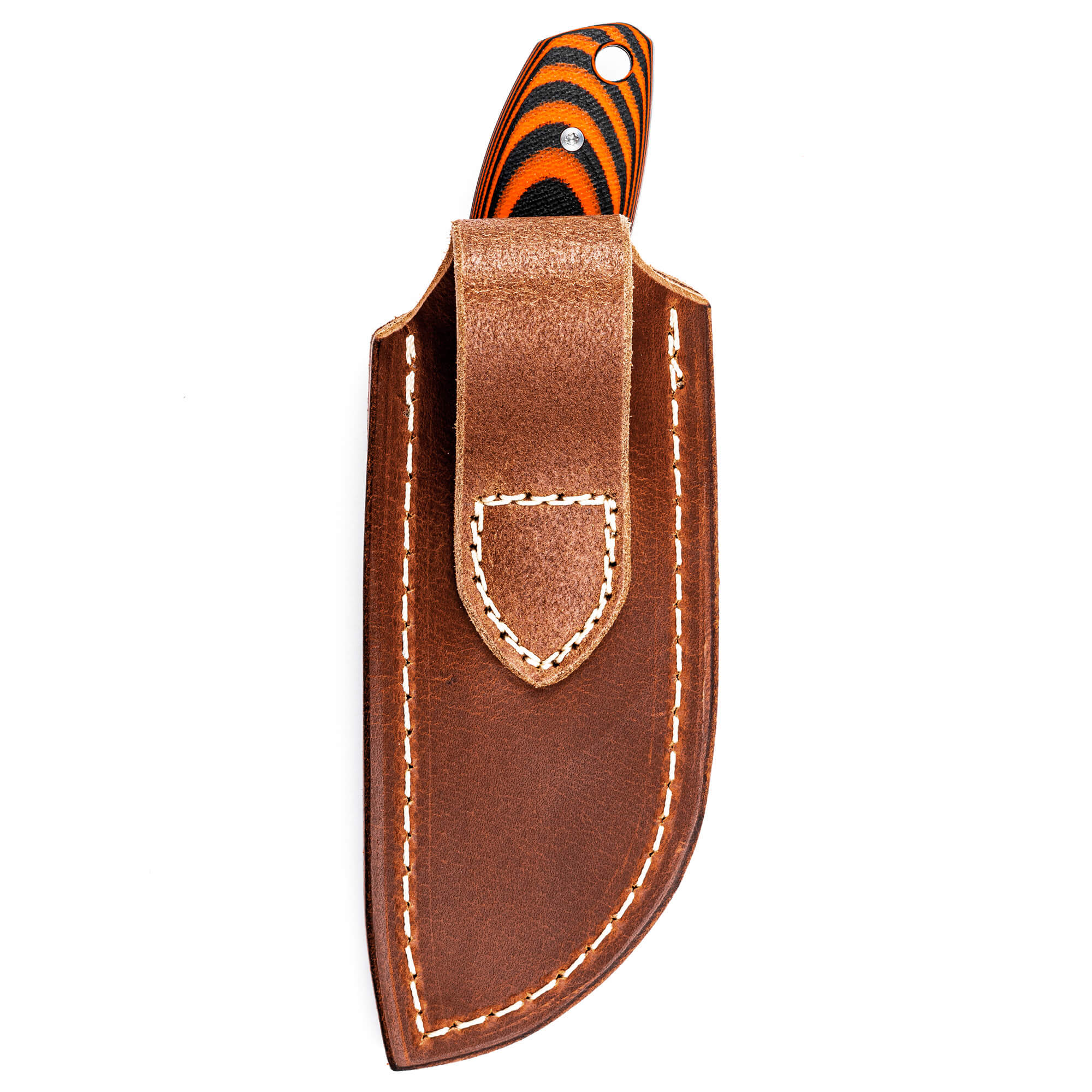 PACKOUT LEATHER SHEATH - VERTICAL BELT CARRY