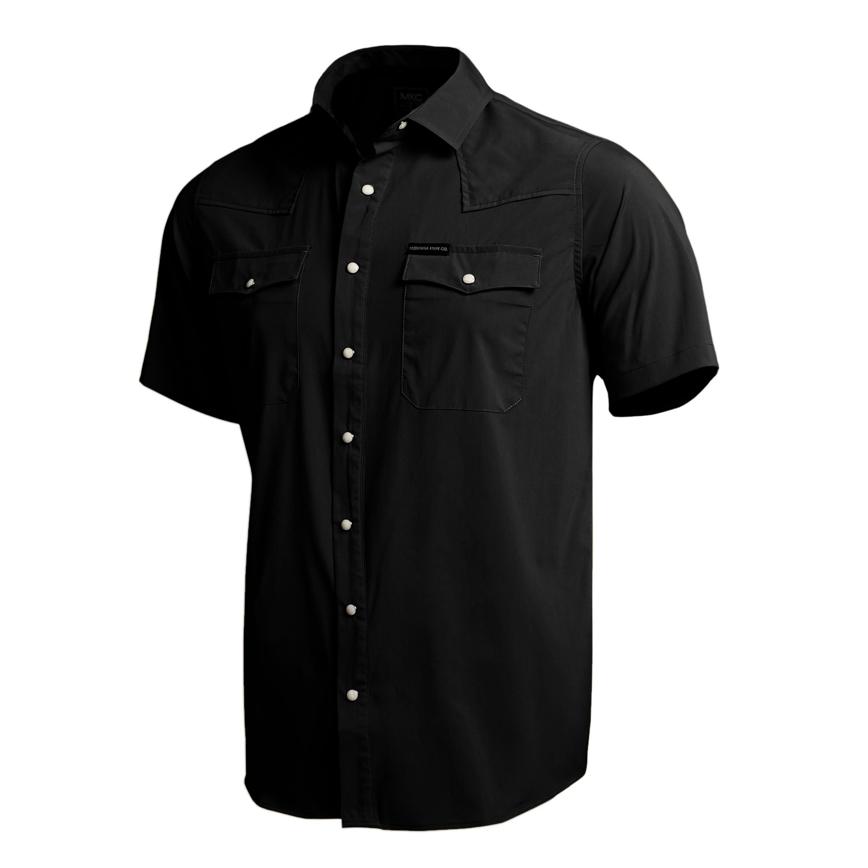Seeley S/S Button-Up Shirt | Black | X-Large | By MKC Seeley S/S Button-Up Shirt | Black | X-Large | By MKC