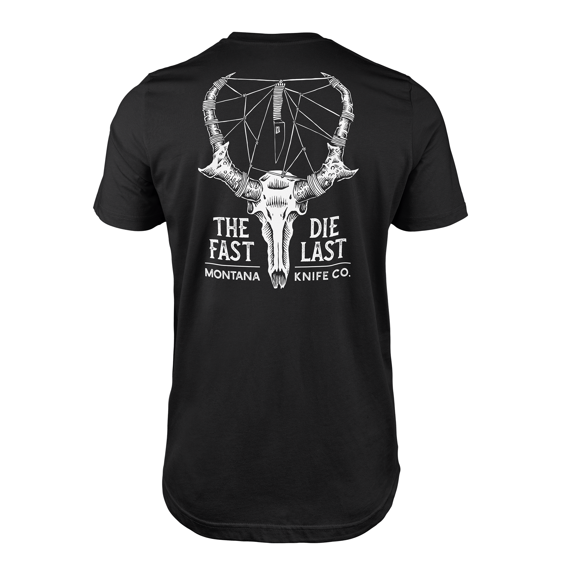 SPEEDGOAT SKULL TEE - BLACK