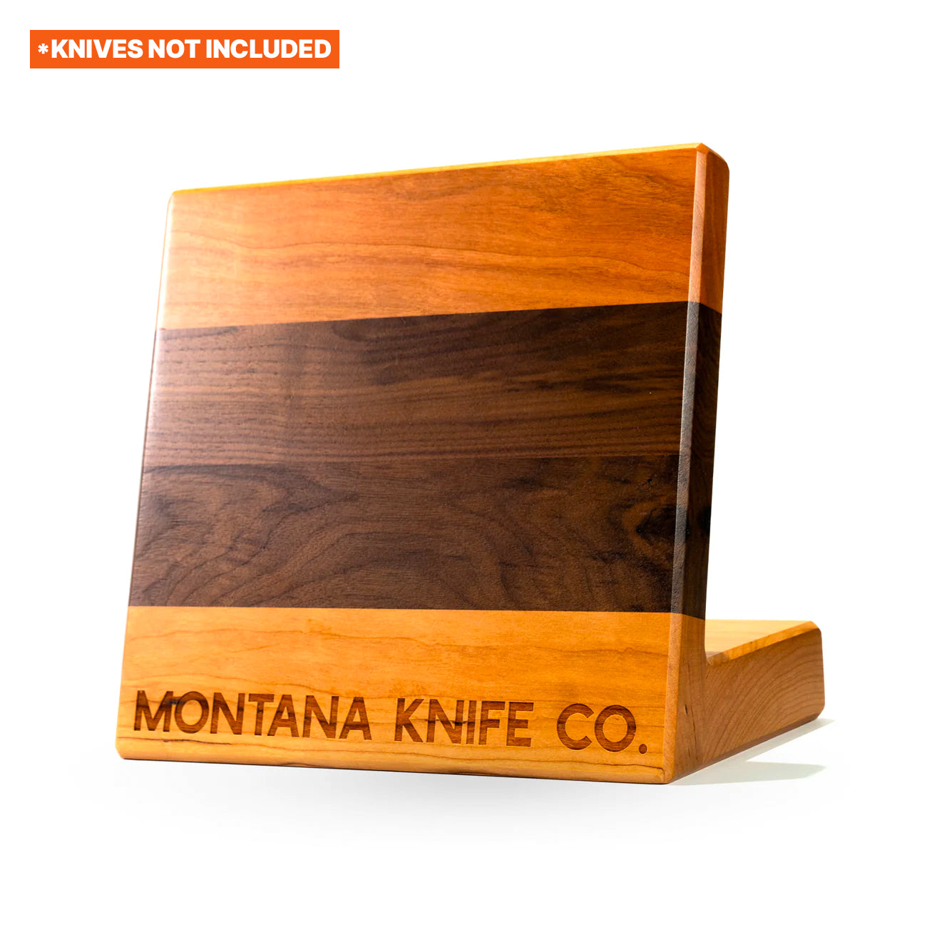 LIMITED EDITION MKC CULINARY KNIFE STAND - DARK WOOD FINISH