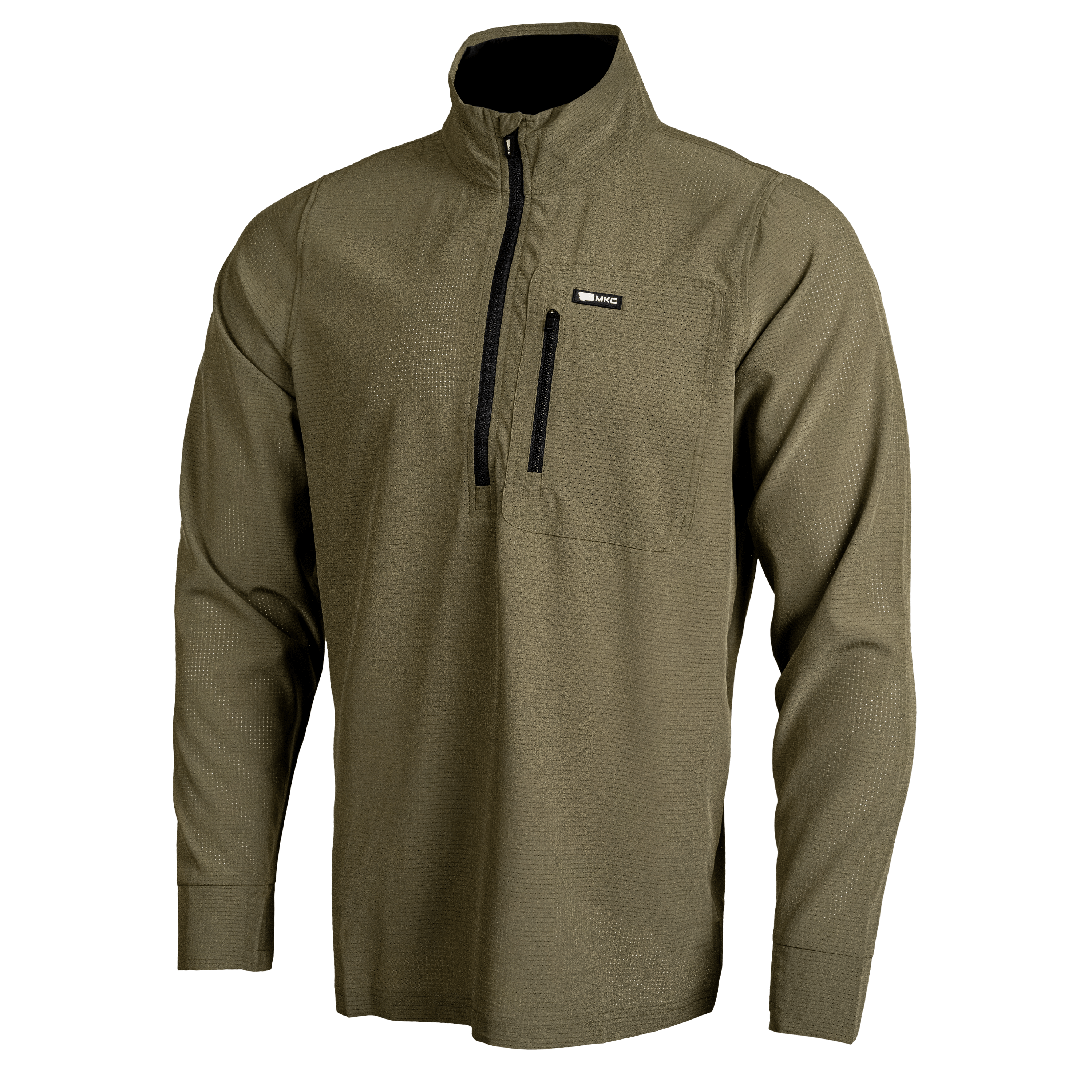 TACTICAL AIRLITE HALF-ZIP - OD GREEN TACTICAL AIRLITE HALF-ZIP - OD GREEN