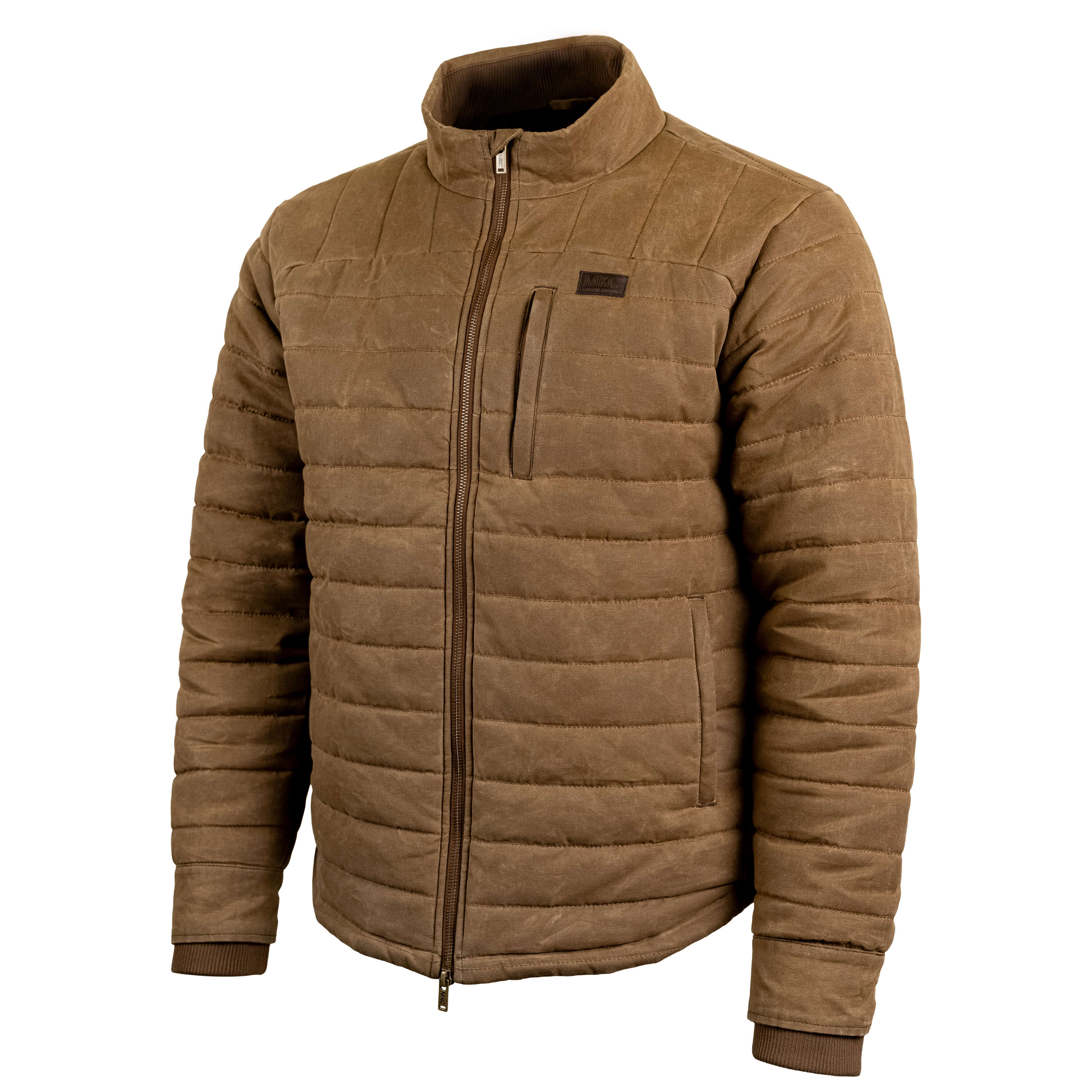 Whitefish Waxed Canvas Puffy Jacket | Montana Knife Company