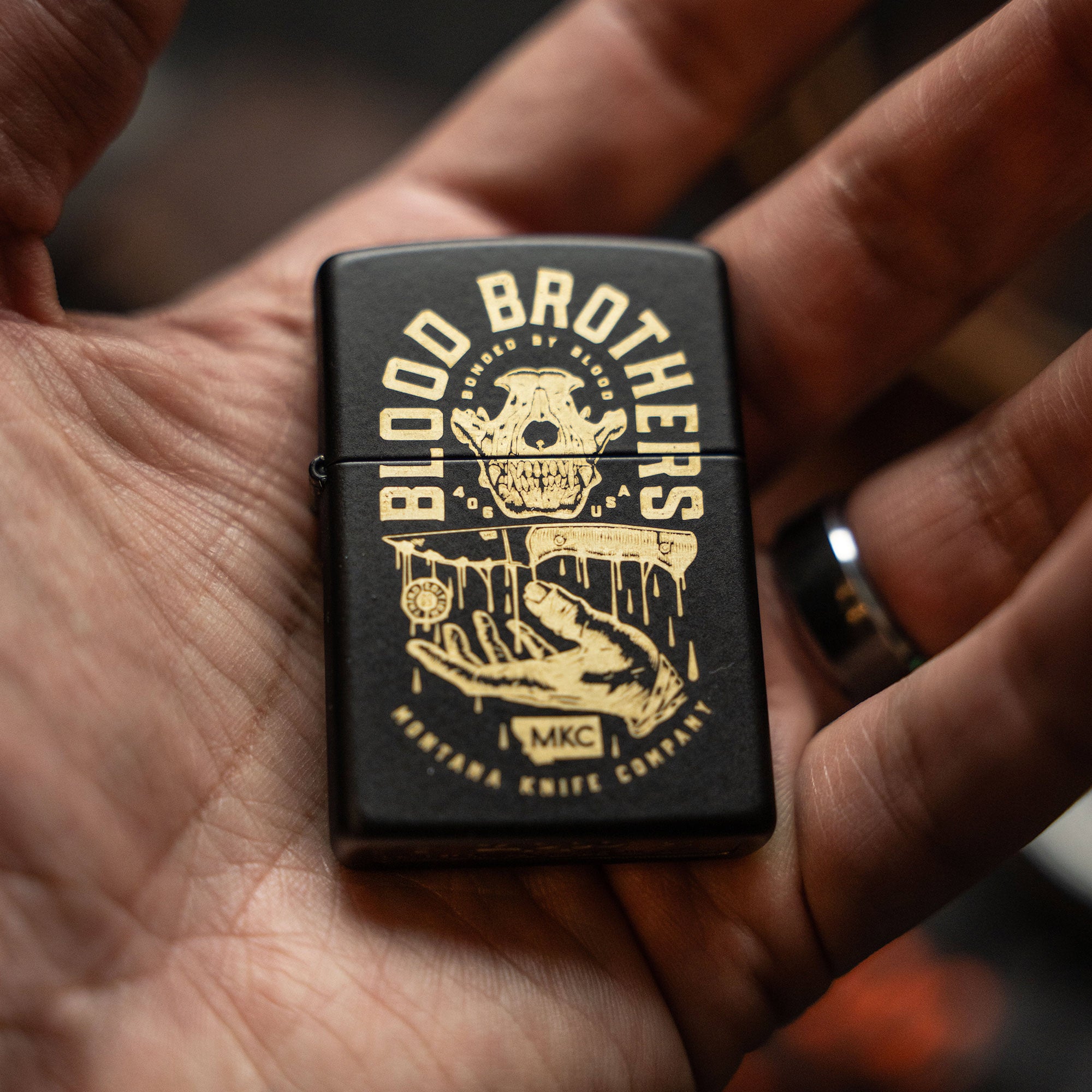 MKC BLOOD BROTHERS ZIPPO - EXCLUSIVE - USA MADE