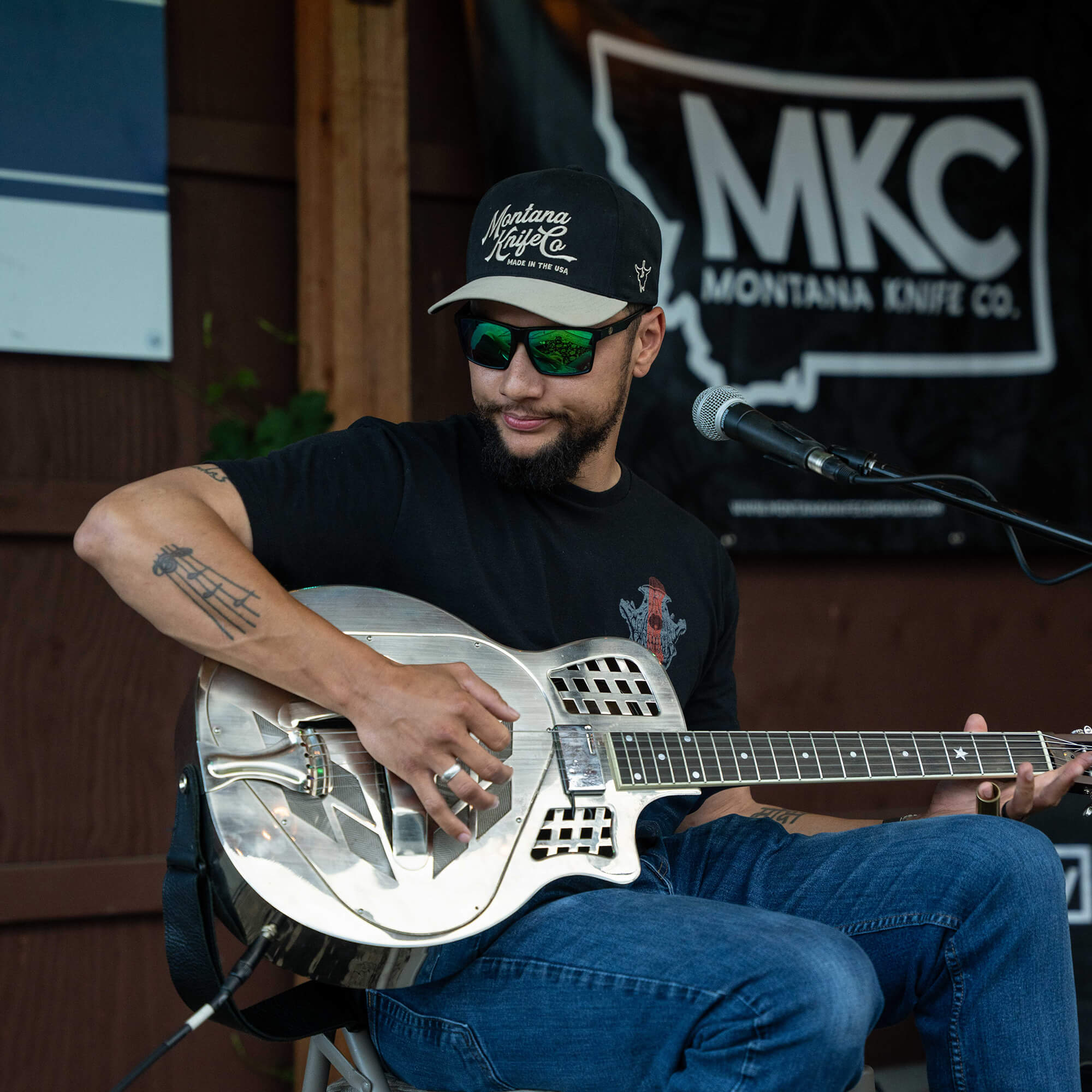 MKC HERITAGE HAT - BLACK/TAN