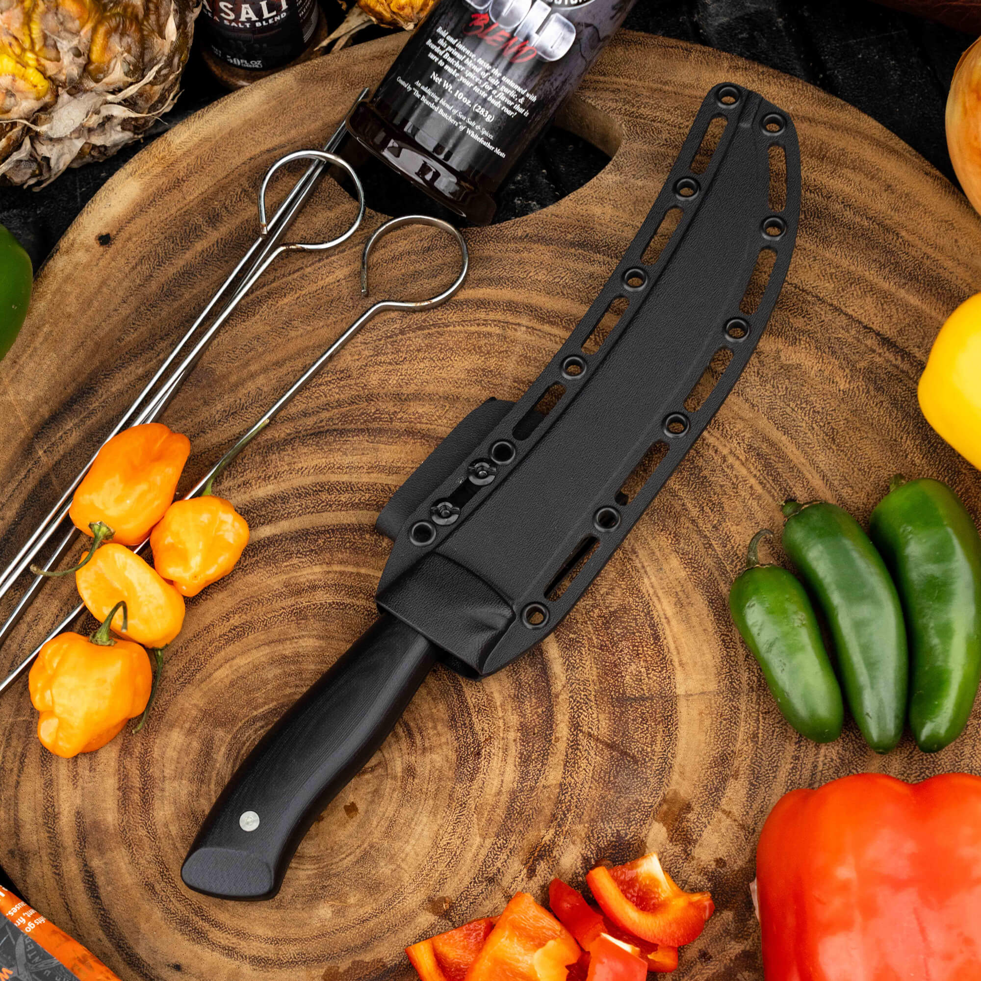 BREAKING BUTCHER KNIFE - PVD - BLACK