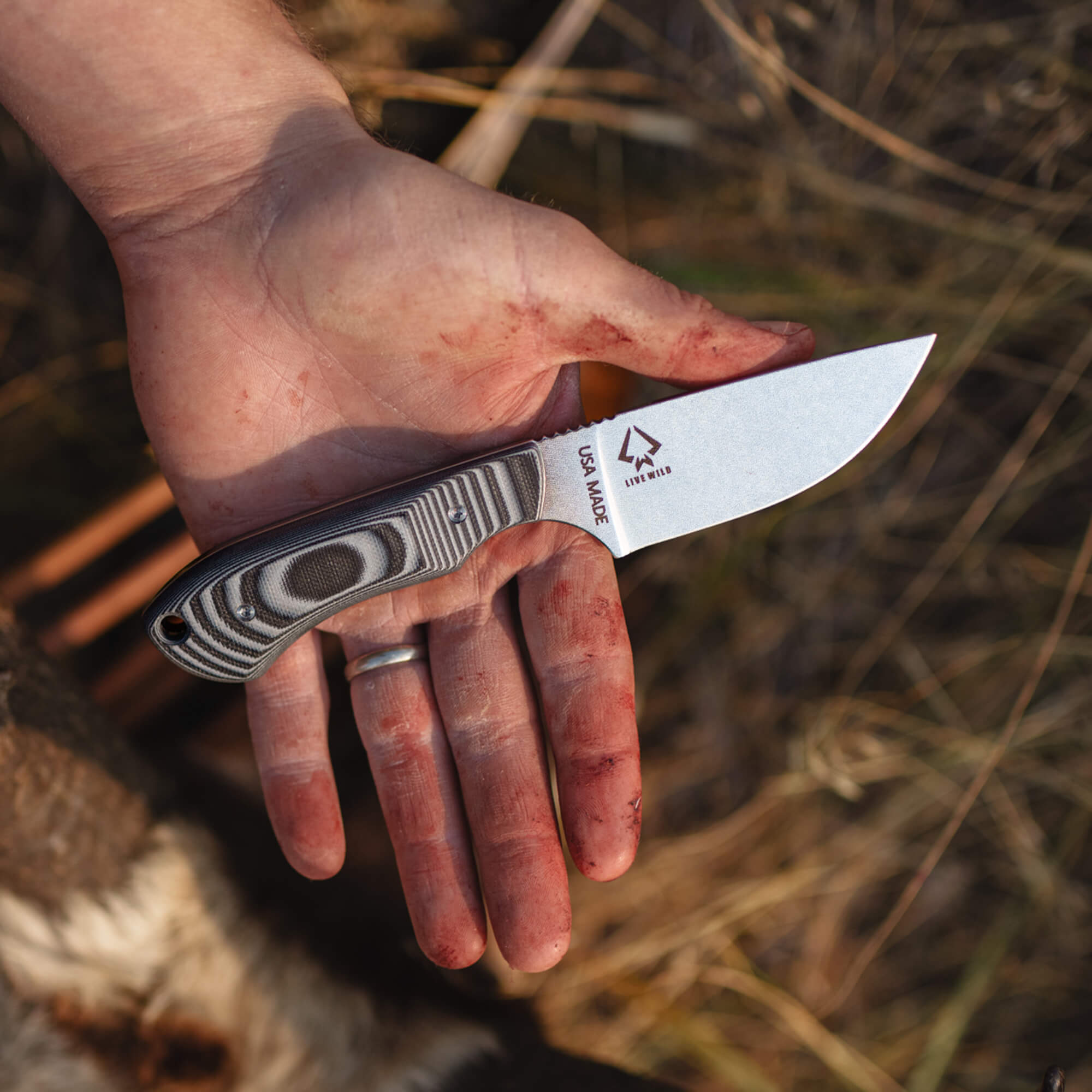 ELKHORN SKINNER - LIVE WILD EDITION - GREY & BLACK