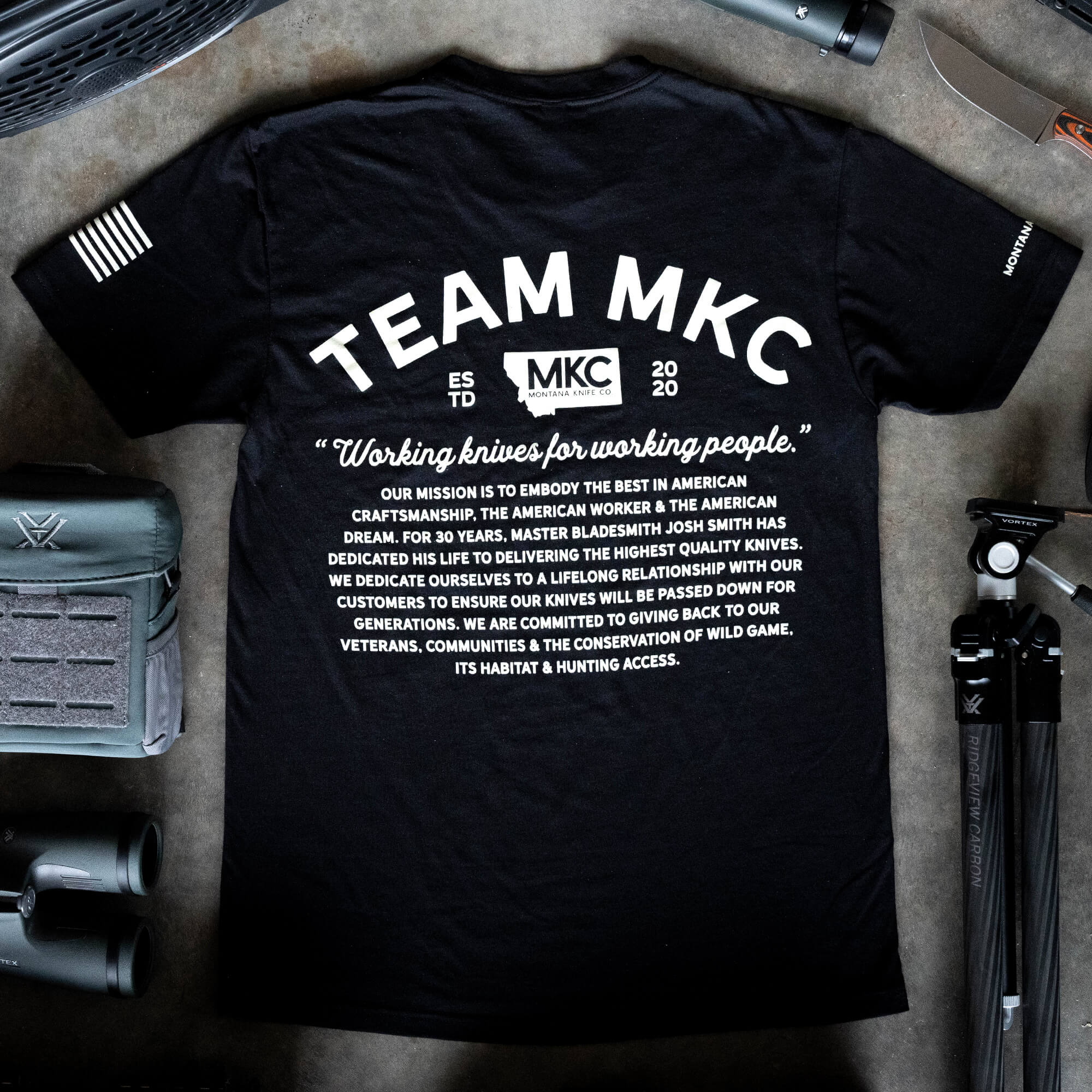 TEAM MKC TEE - BLACK