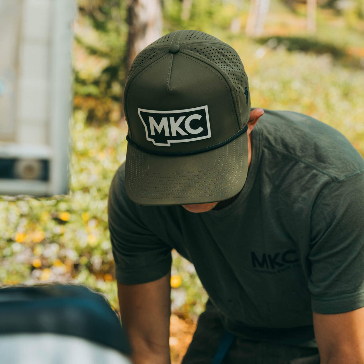 MKC BIG STATE PATCH - ROPE HAT - OLIVE