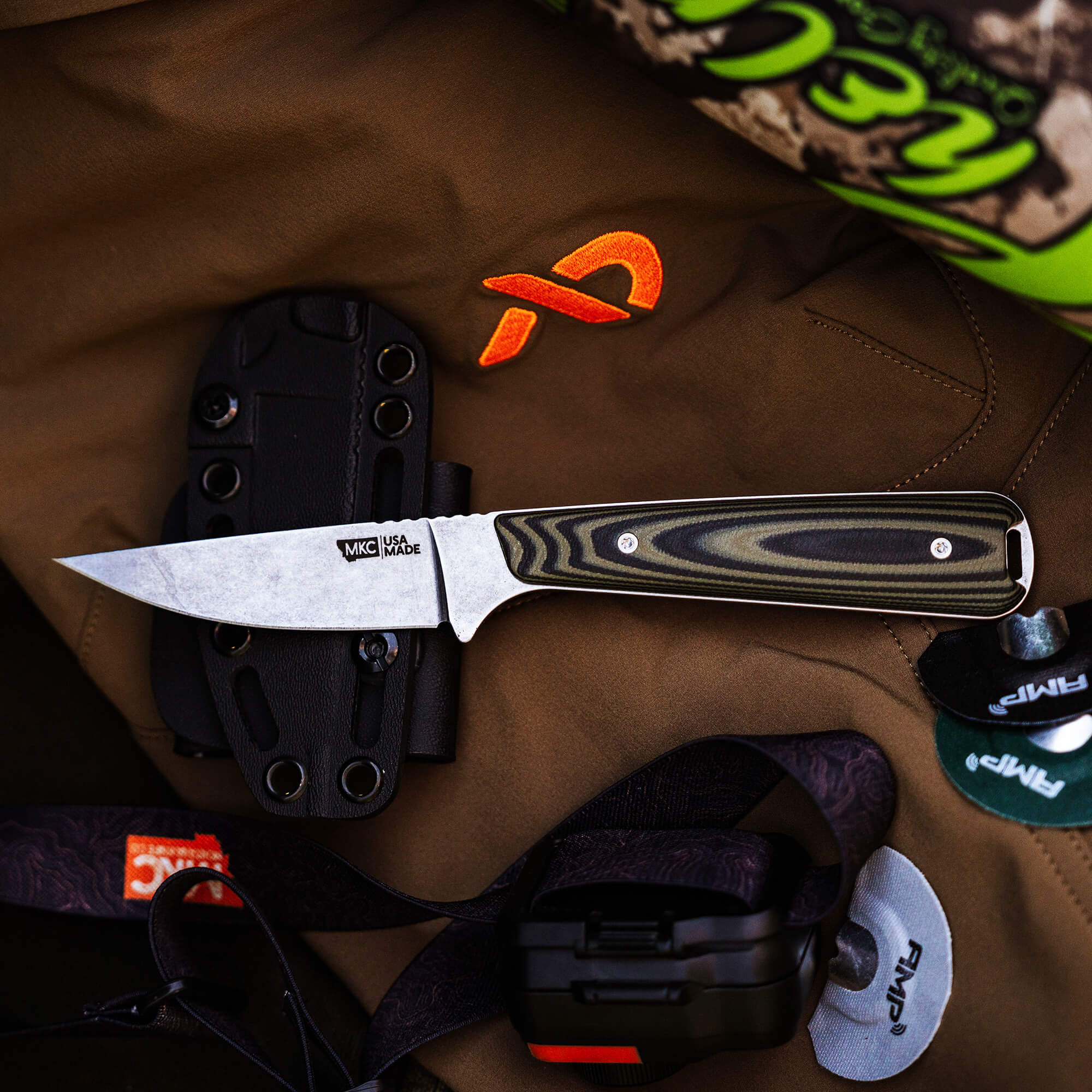 FLATTAIL - GREEN & BLACK