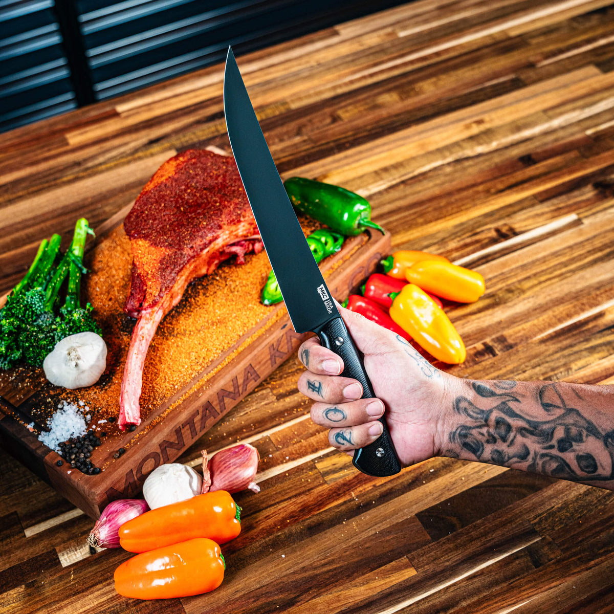 MKC CARVING KNIFE - BLACK