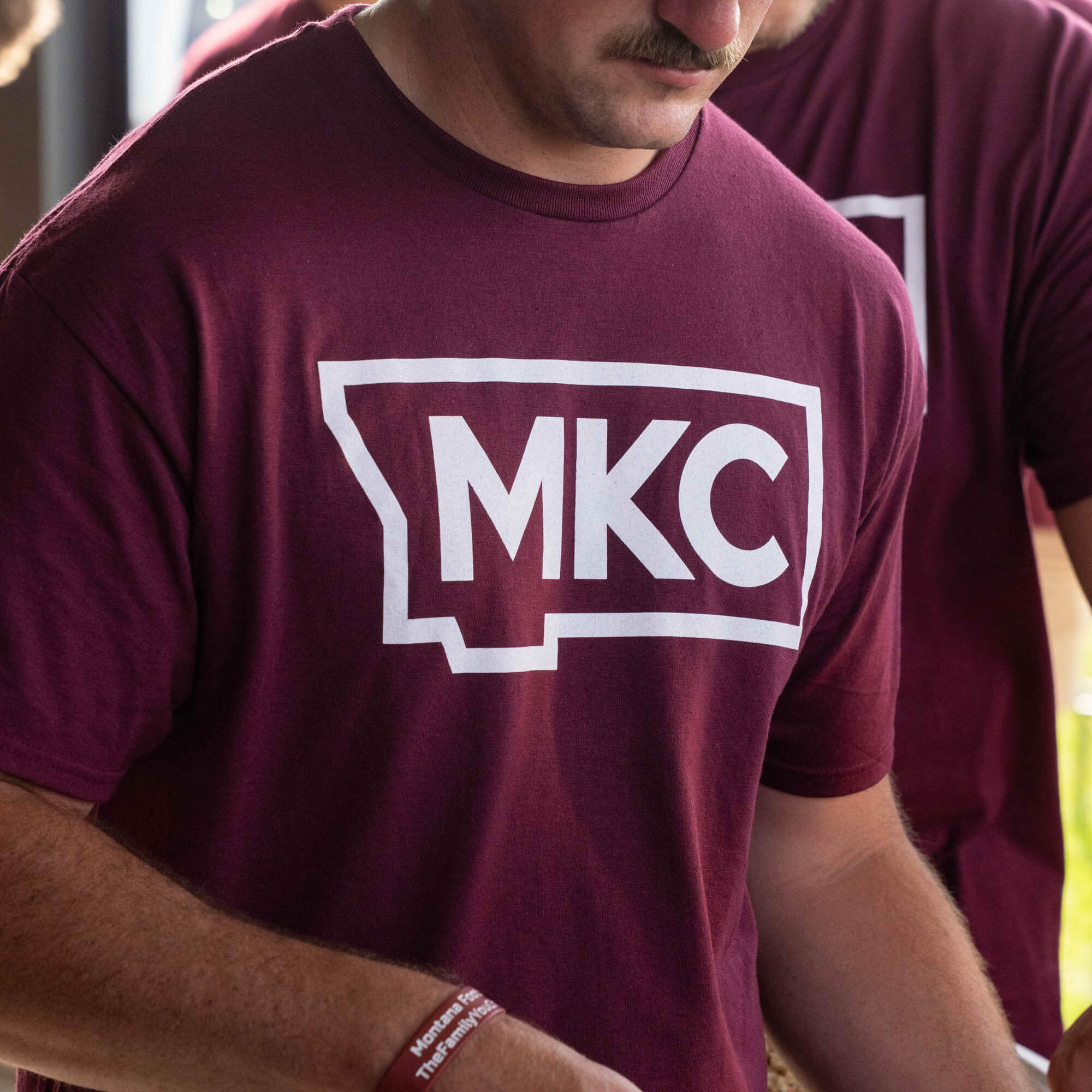 MKC TEAM TEE - MAROON