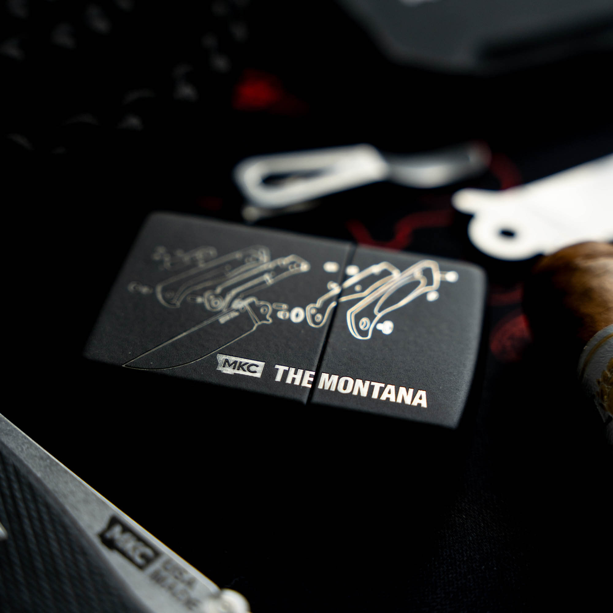 THE MONTANA TRADITIONAL WINDPROOF ZIPPO LIGHTER - USA MADE