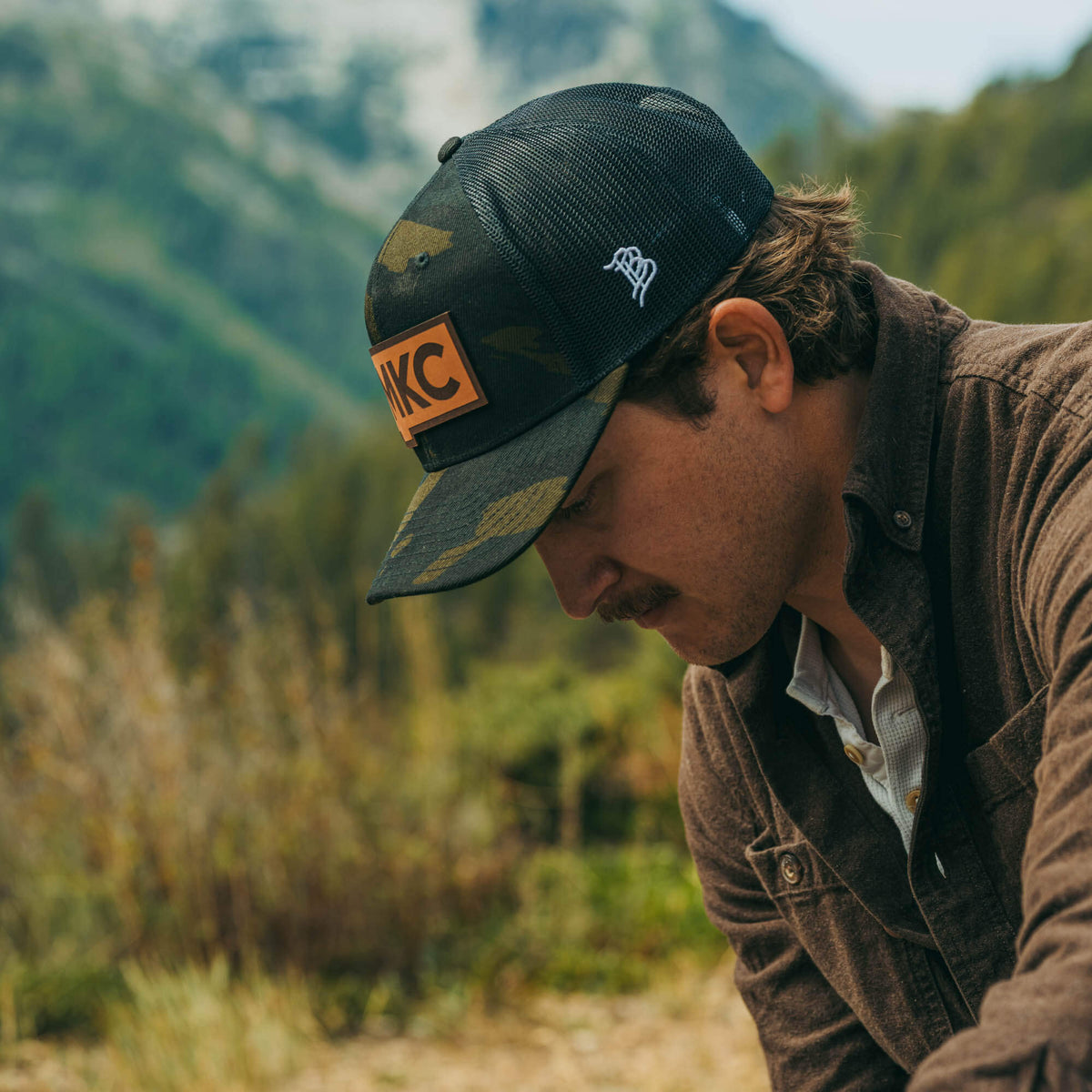 MKC STATE PATCH - CAMO TRUCKER SNAPBACK