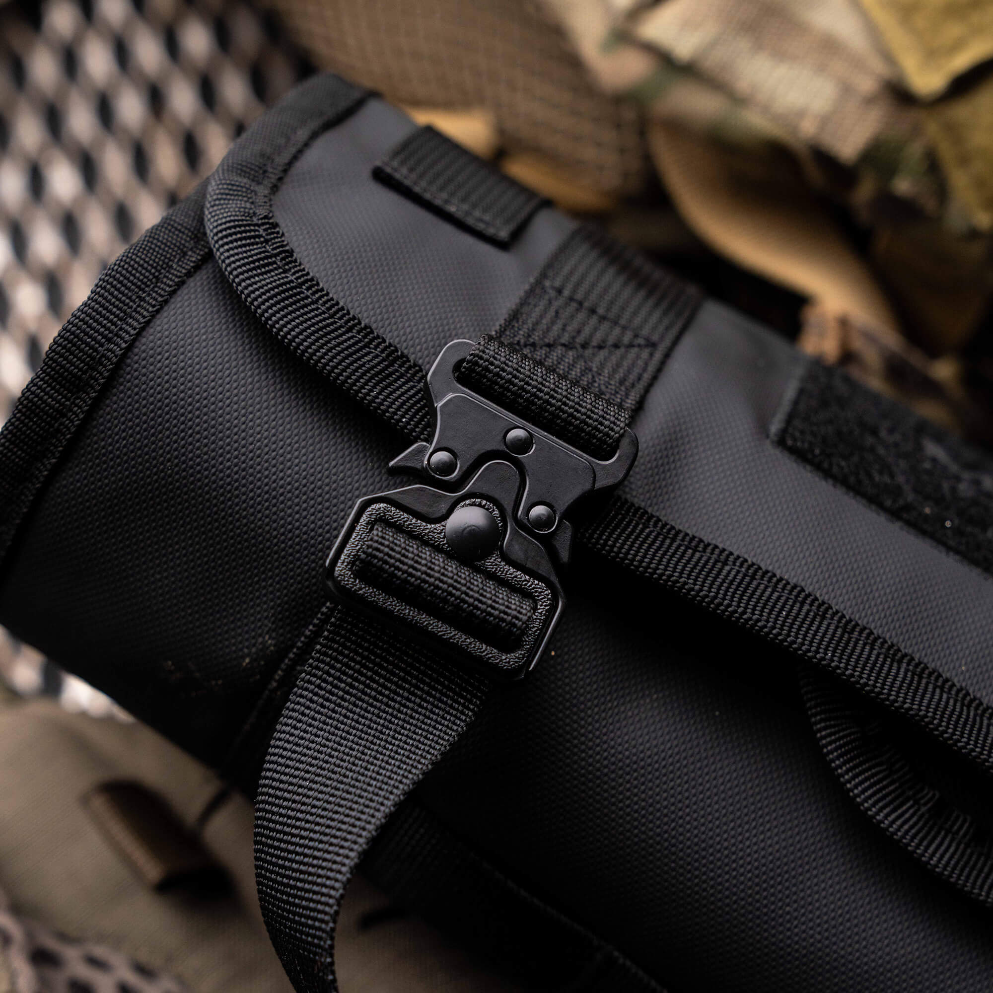 TACTICAL KNIFE ROLL - BLACK
