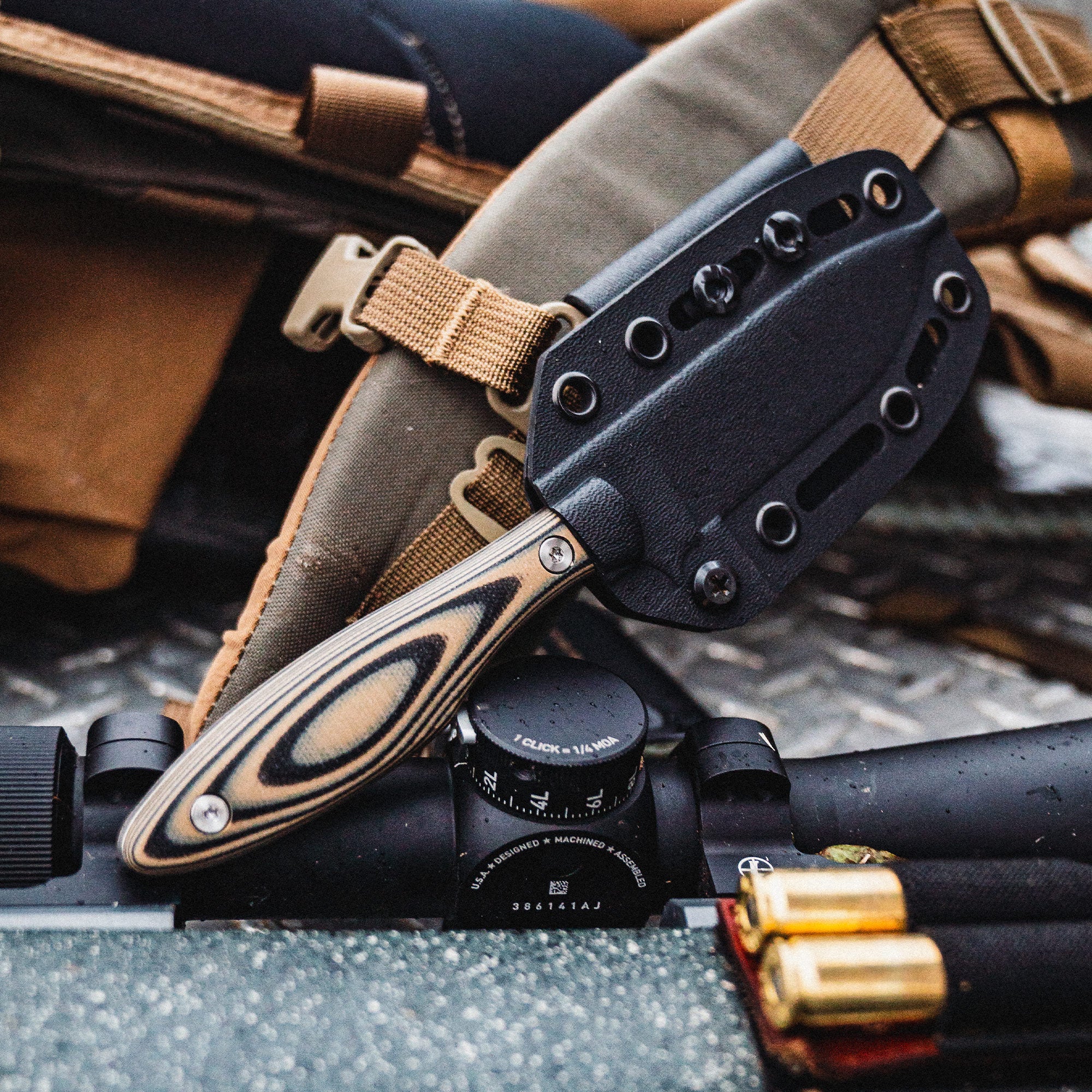 JACKSTONE - TAN AND BLACK