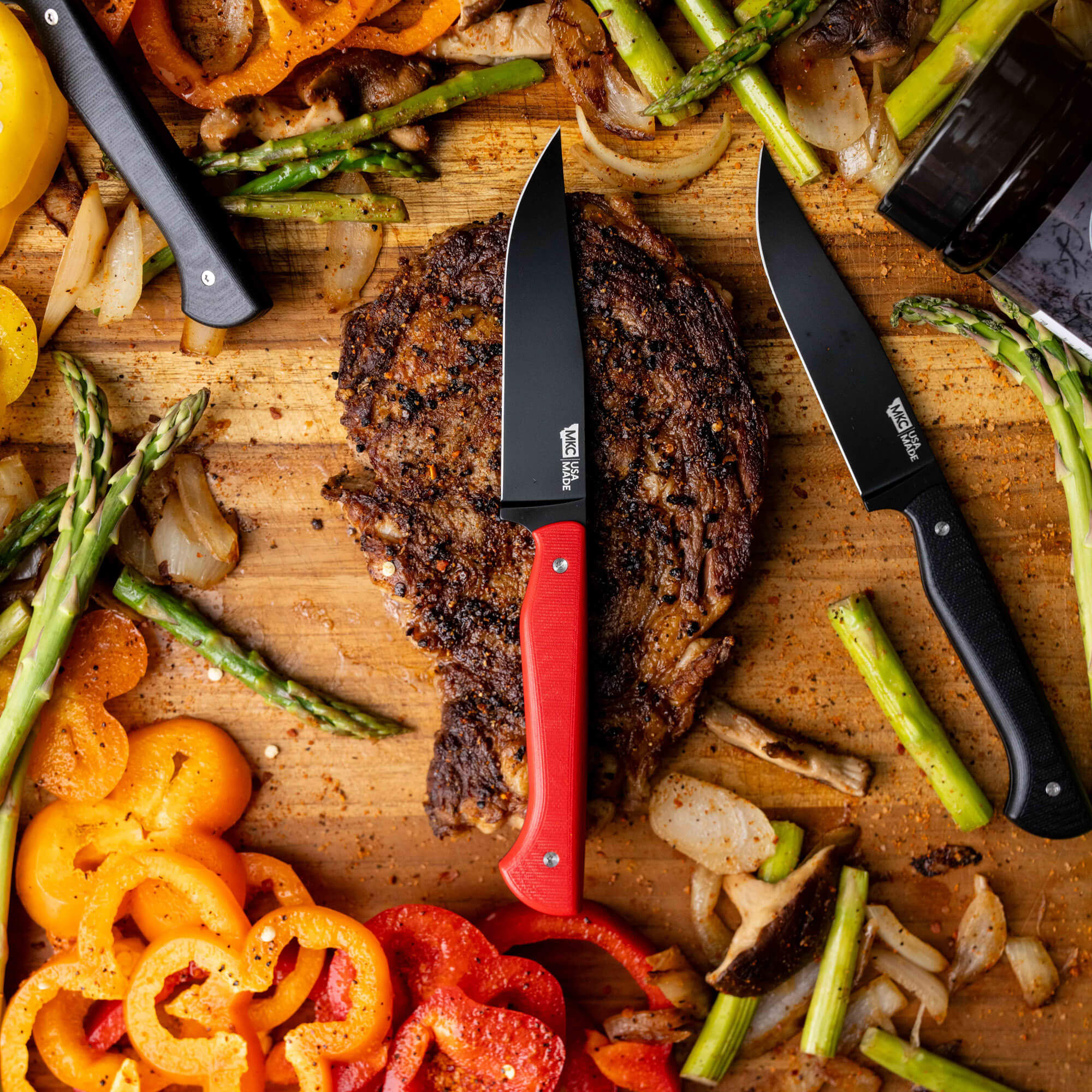 MKC STEAK KNIVES (SET OF 4) - PVD - RED