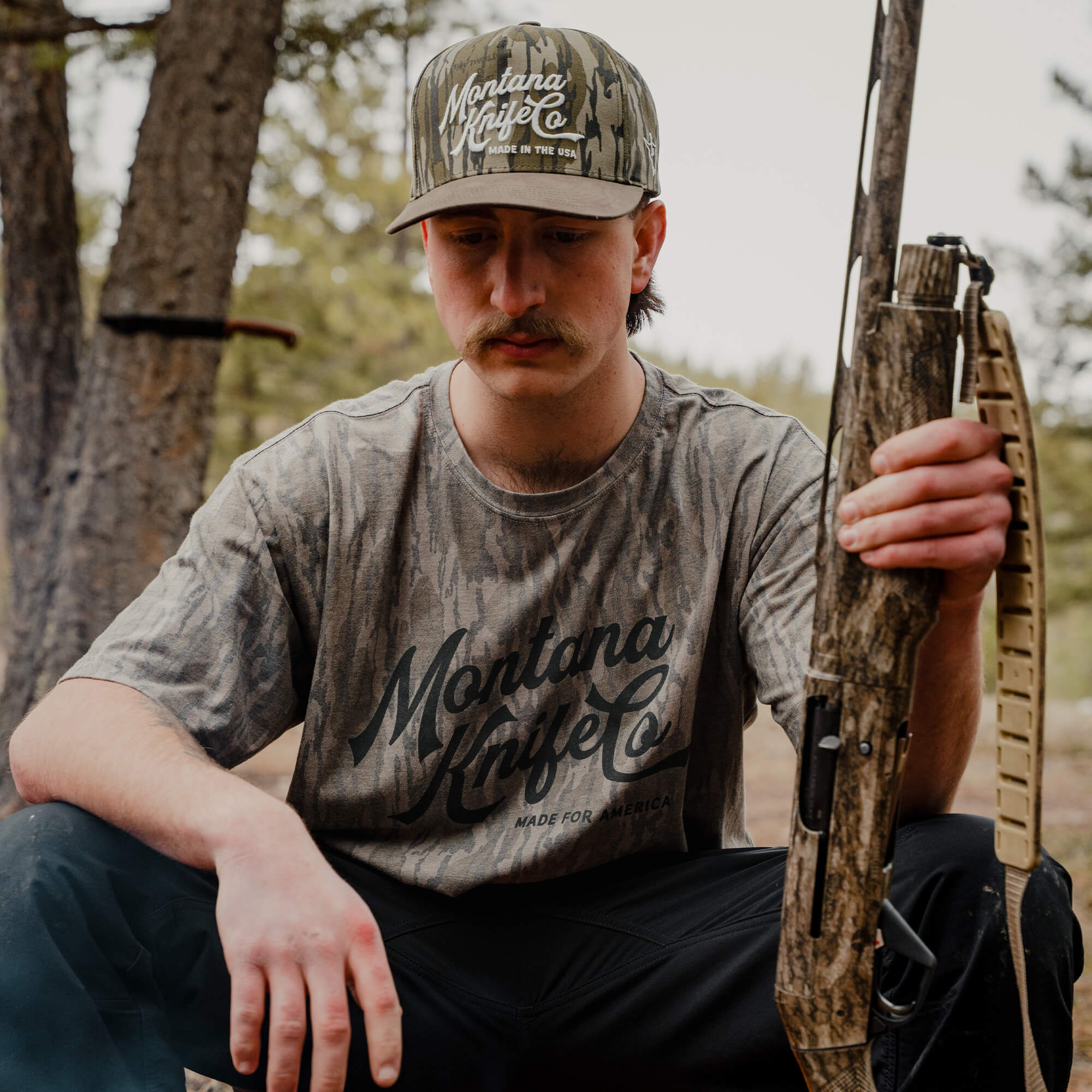 MKC x MOSSY OAK WASHED TEE - BOTTOMLAND