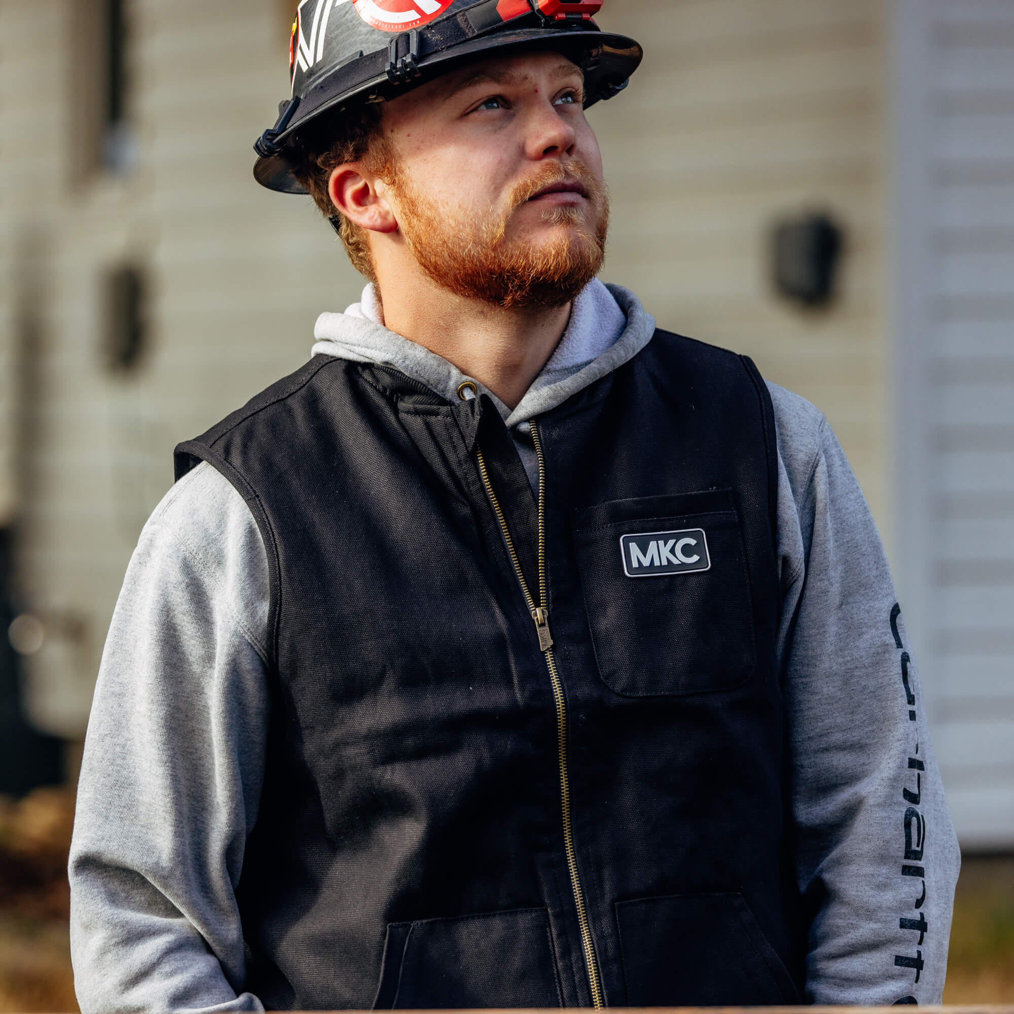 MKC CANVAS WORK VEST - BLACK