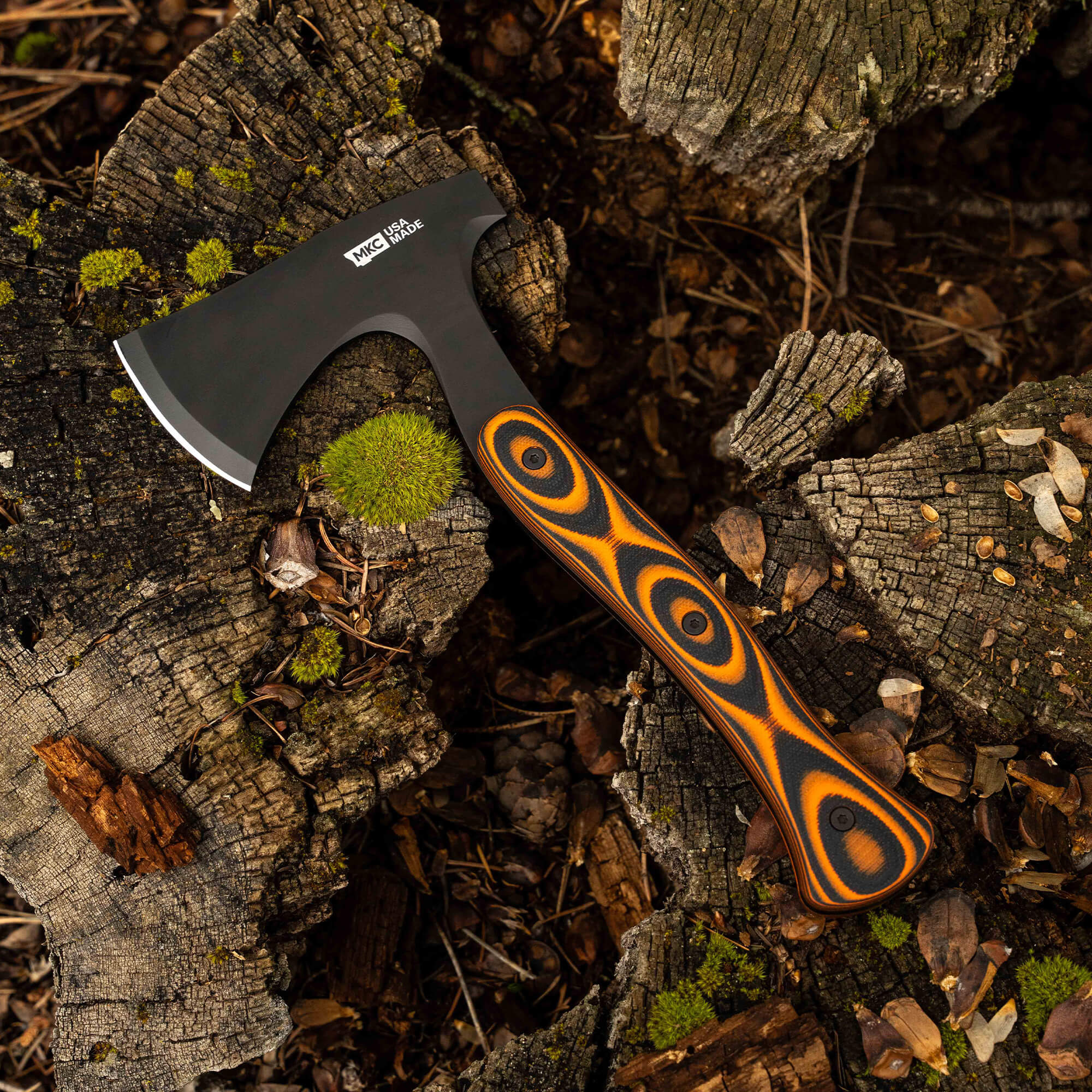 HELLGATE HATCHET - ORANGE & BLACK