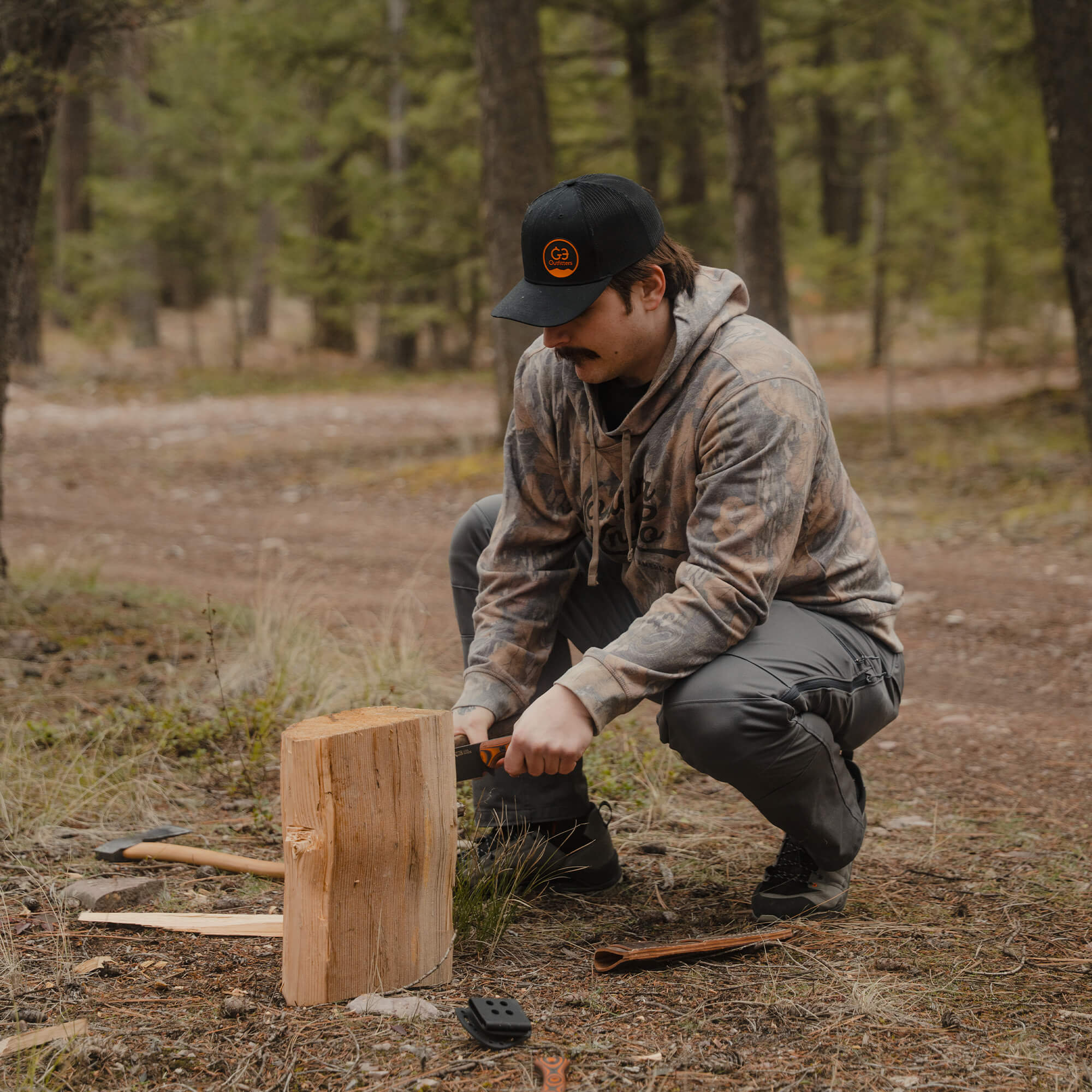 MKC x MOSSY OAK WASHED HOODIE - FALL FOLIAGE