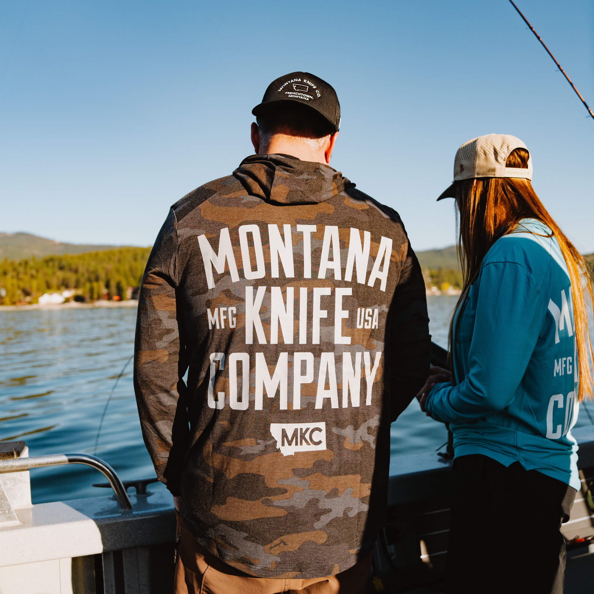 SUN RIVER BAMBOO HOODIE - DARK MKC CAMO