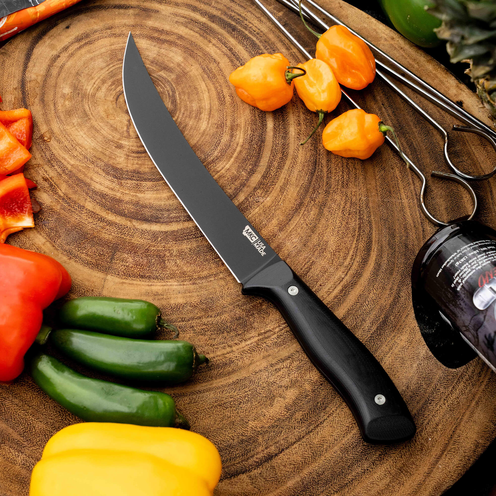 BREAKING BUTCHER KNIFE - PVD - BLACK