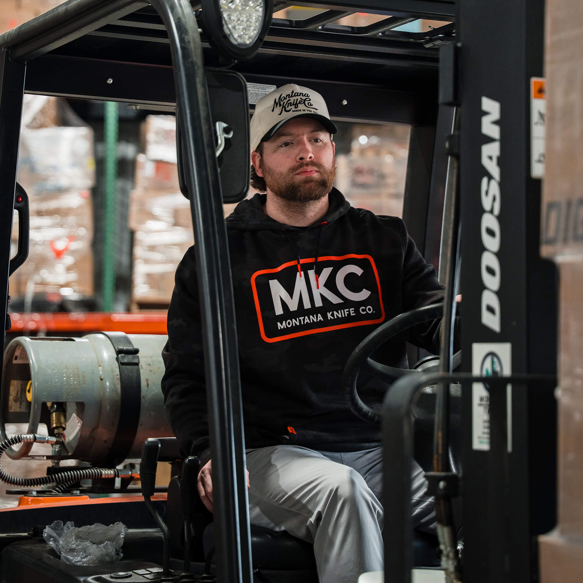 MKC FLEECE HOODIE - DARK WOODLAND CAMO