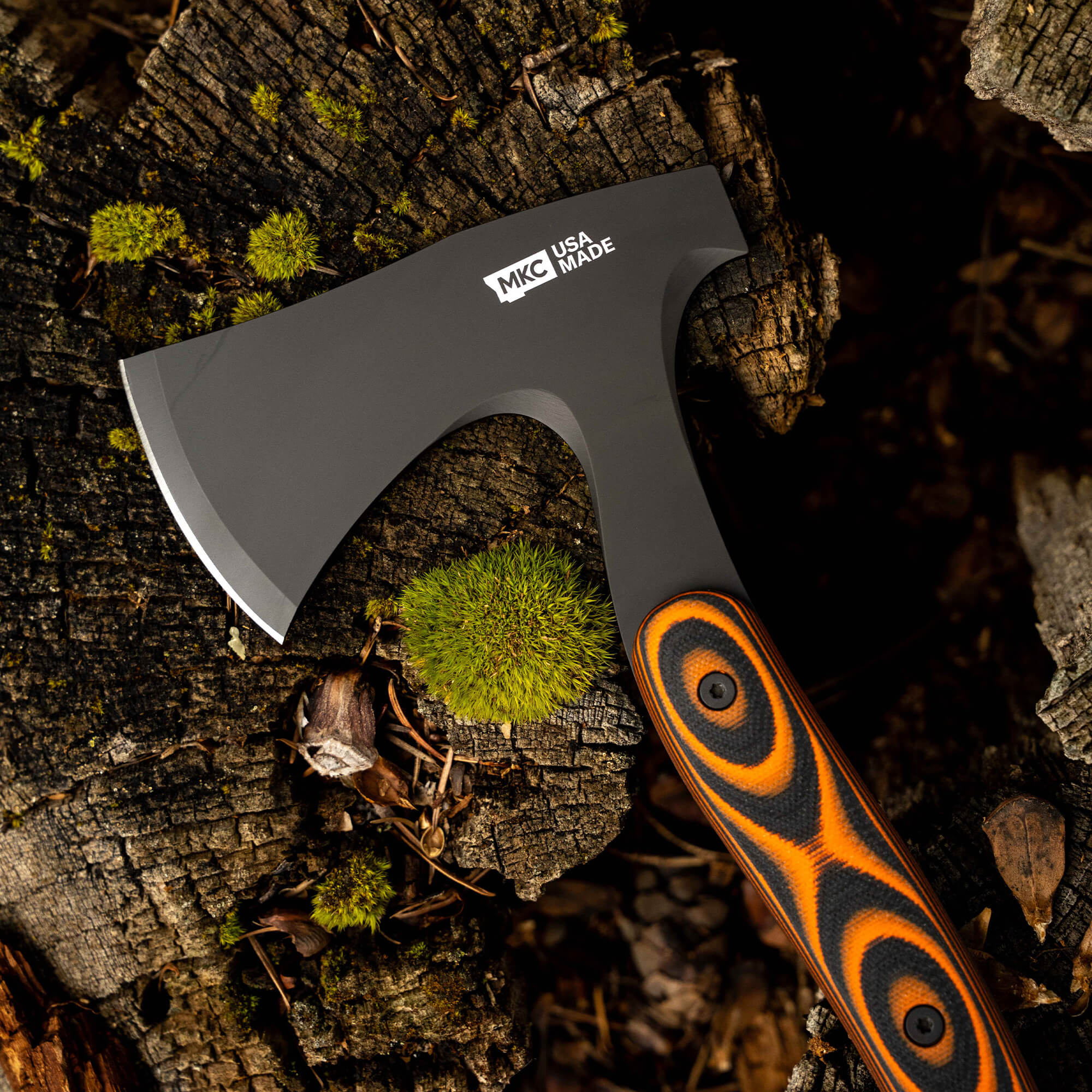 HELLGATE HATCHET - ORANGE & BLACK