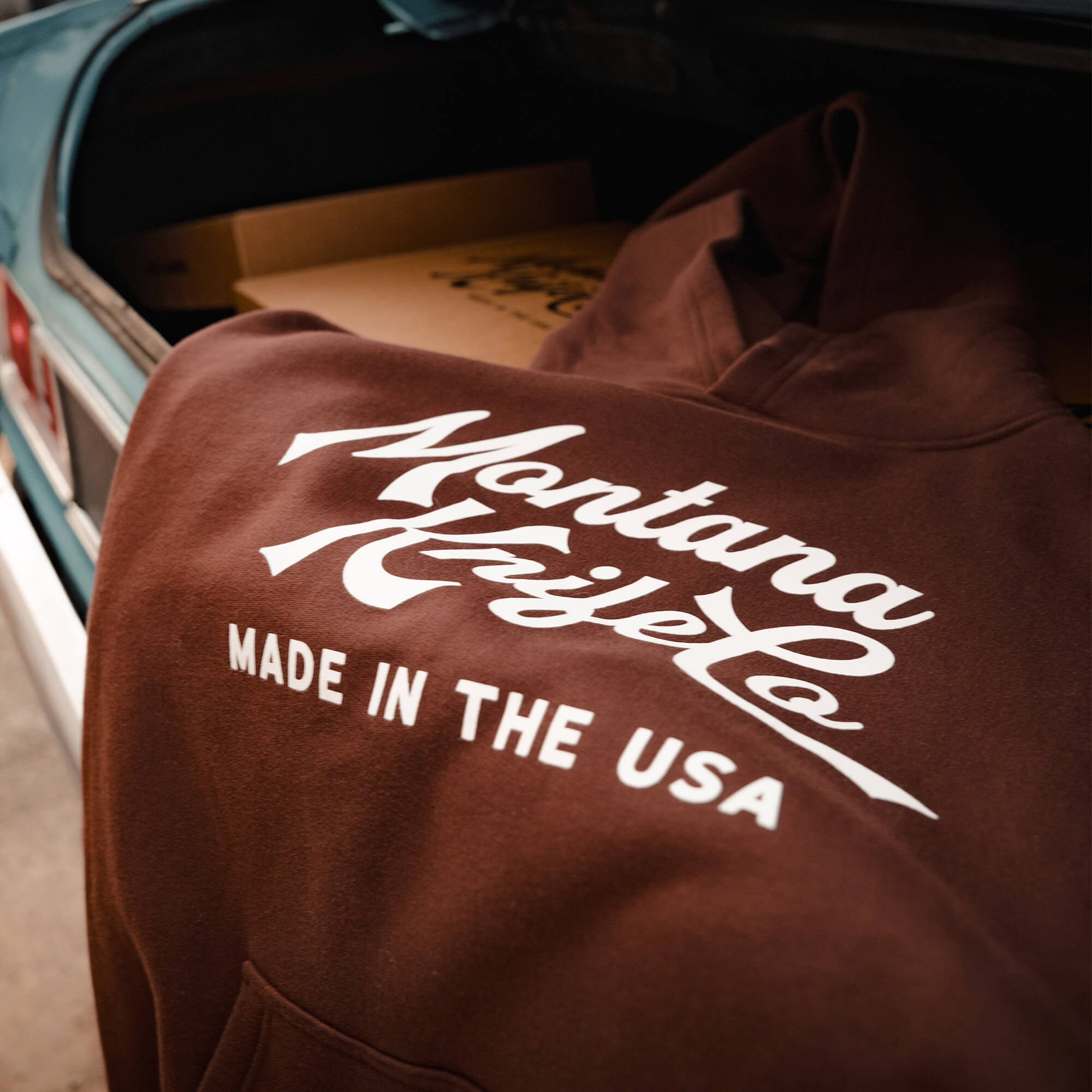 MKC HERITAGE HOODIE - USA MADE - TOBACCO