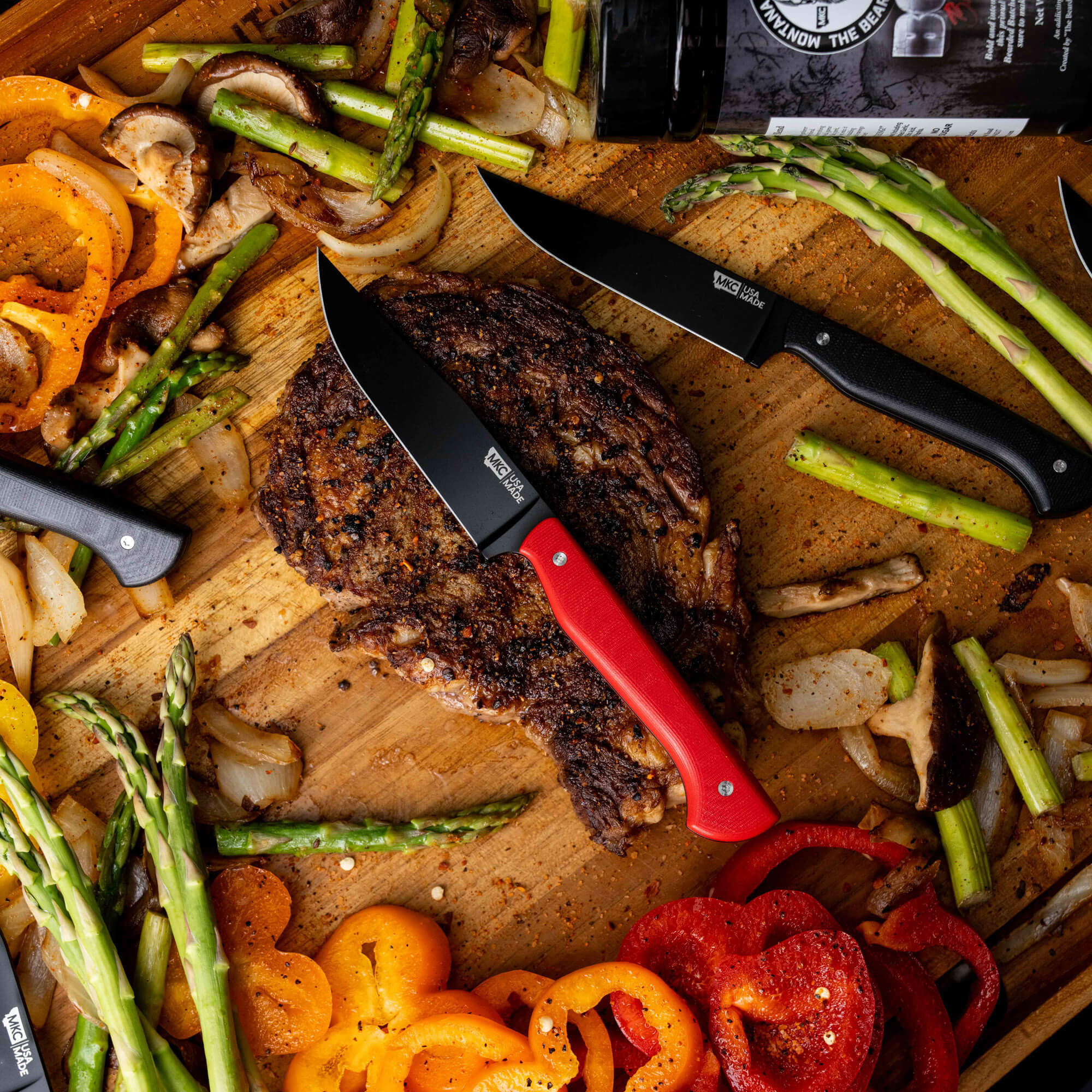 MKC STEAK KNIVES (SET OF 4) - PVD - RED