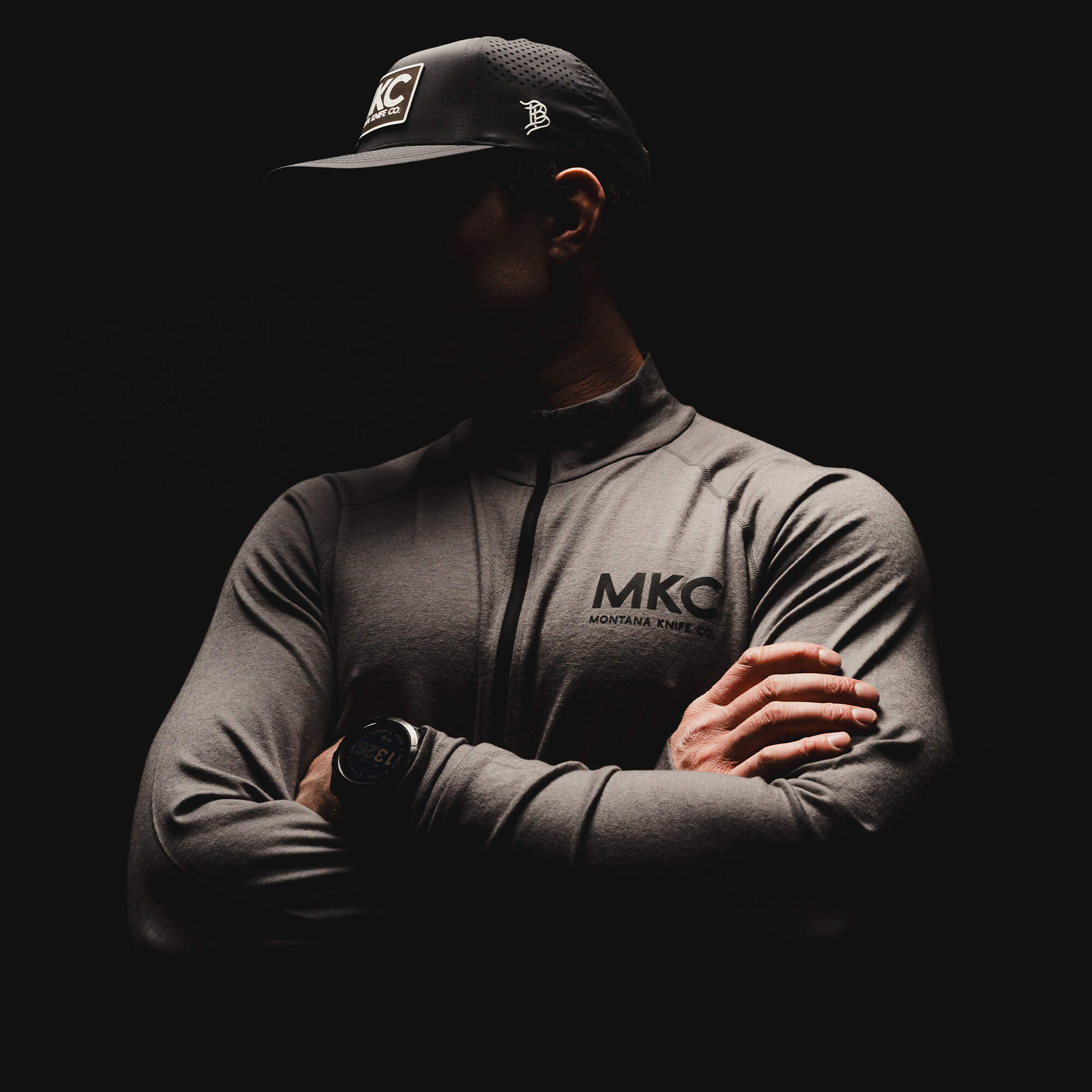 RANGE LINE PRO QUARTER ZIP - CHARCOAL