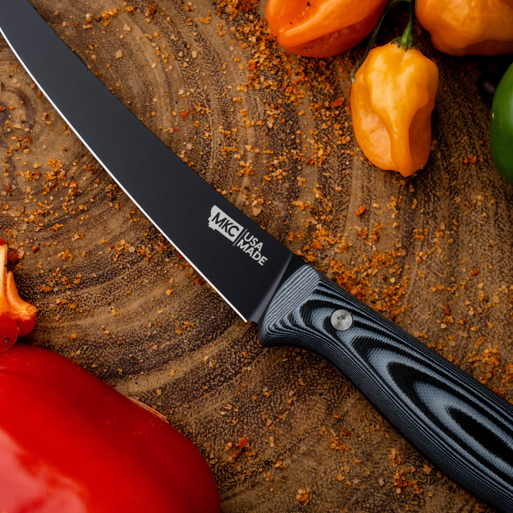 BONING BUTCHER KNIFE - BEARDED BUTCHERS EDITION - GREY/BLACK