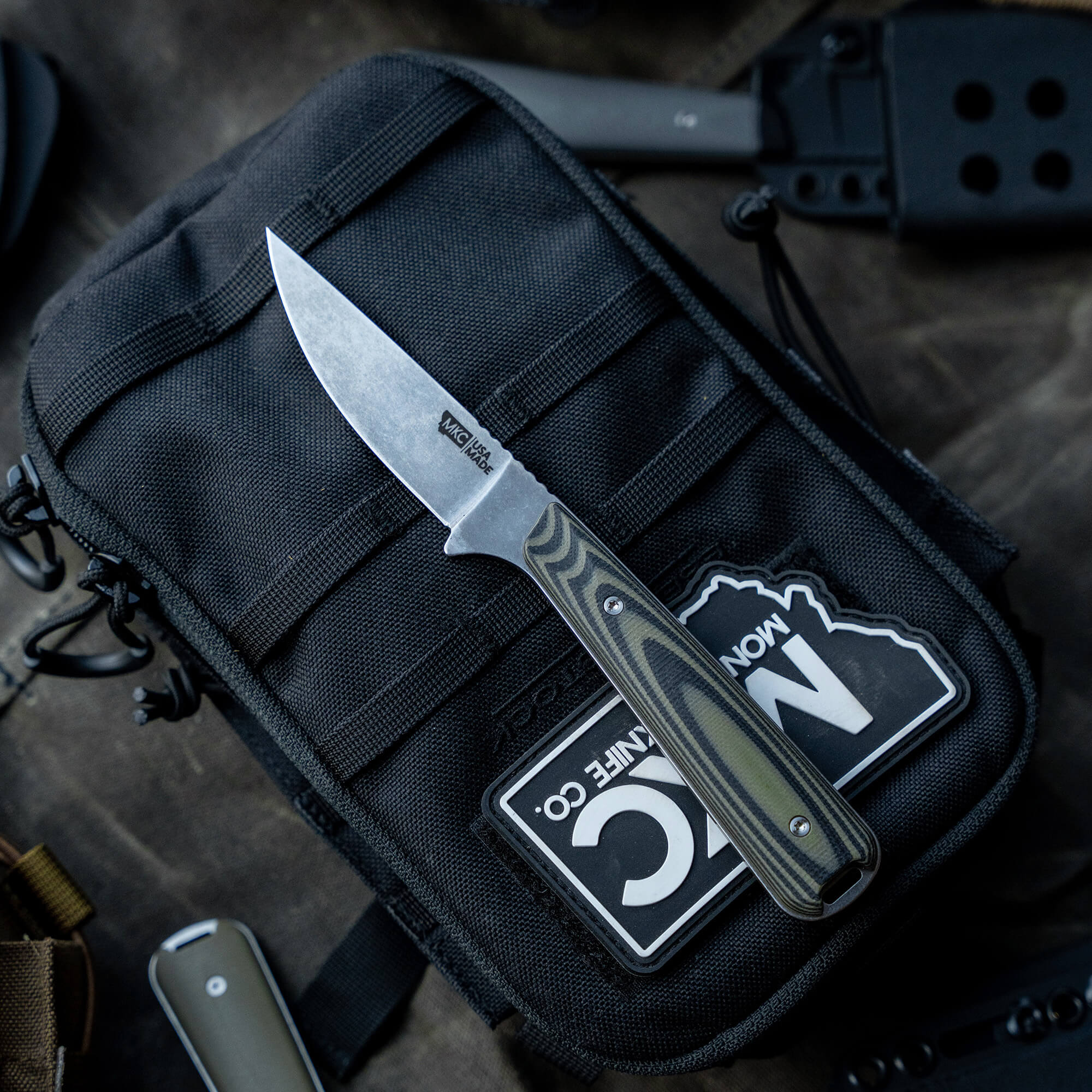 FLATTAIL - GREEN & BLACK