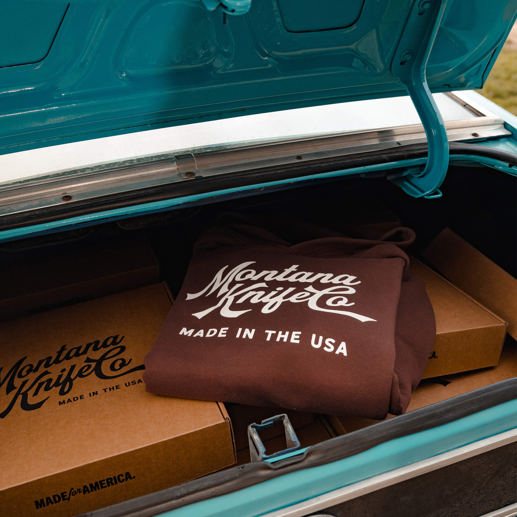 MKC HERITAGE HOODIE - USA MADE - TOBACCO