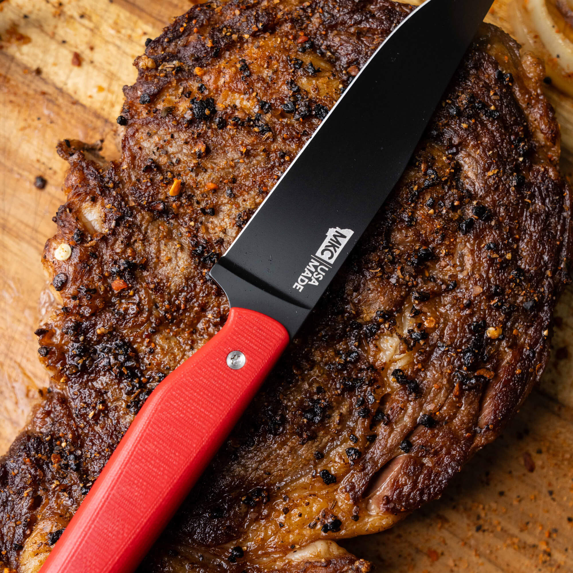 MKC STEAK KNIVES (SET OF 4) - PVD - RED