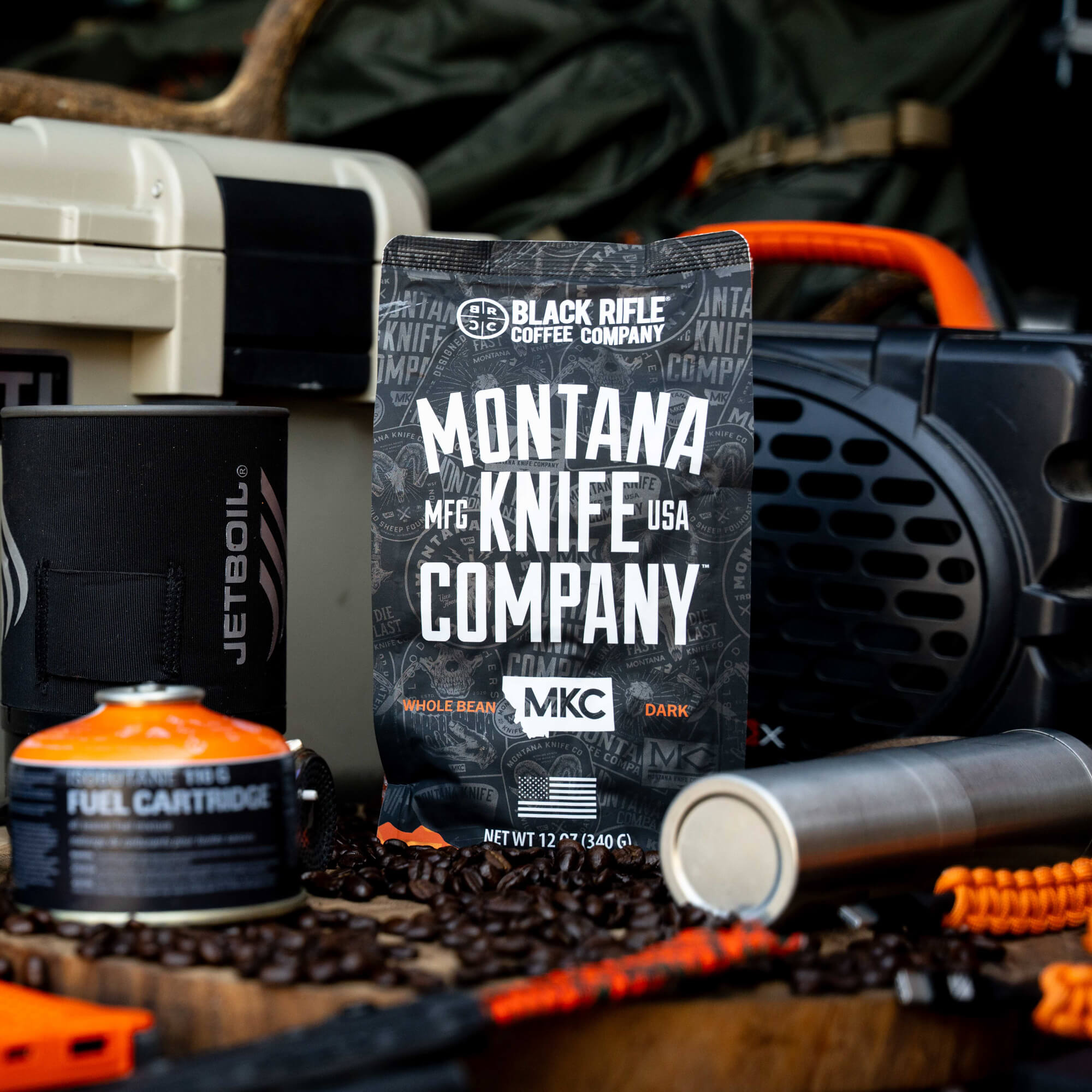 MKC X BLACK RIFLE COFFEE SIGNATURE DARK ROAST - WHOLE BEAN
