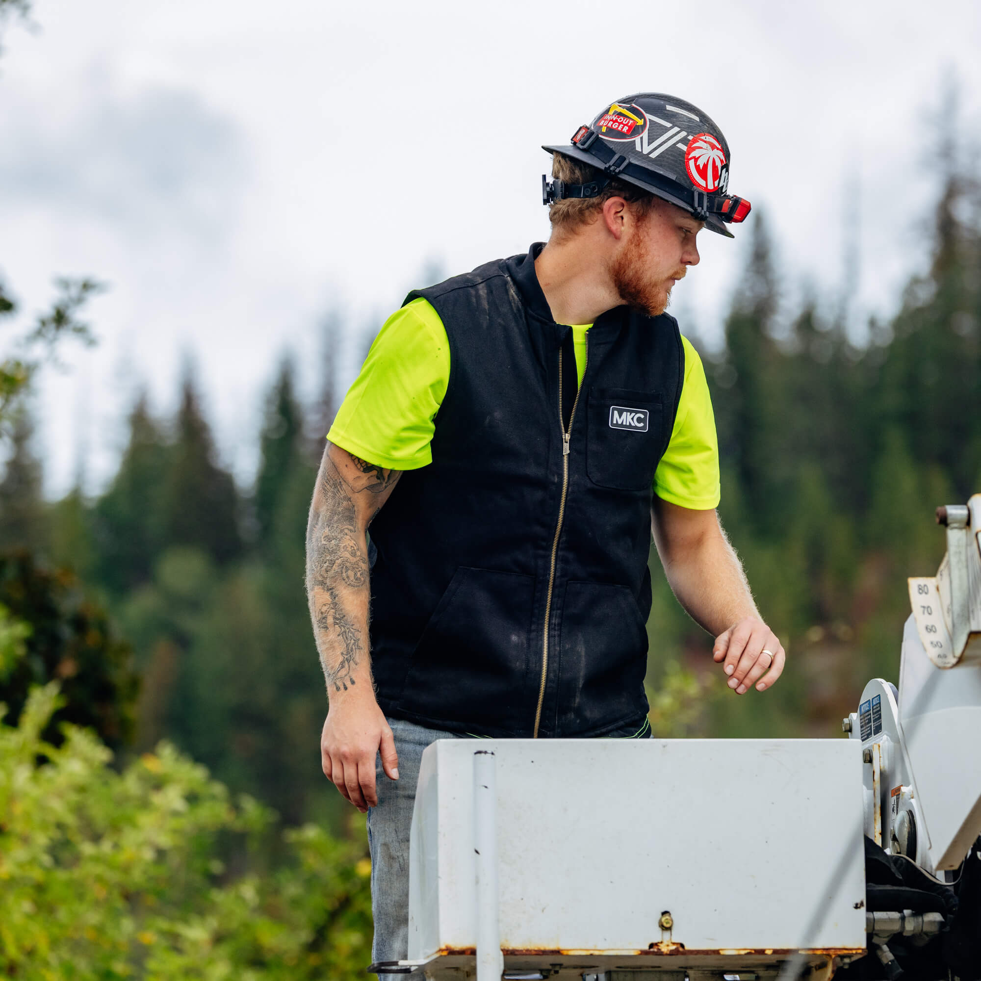 MKC CANVAS WORK VEST - BLACK