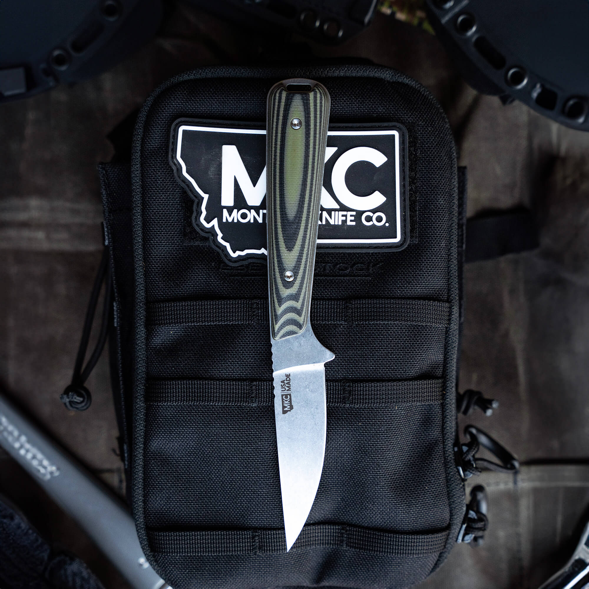 FLATTAIL - GREEN & BLACK