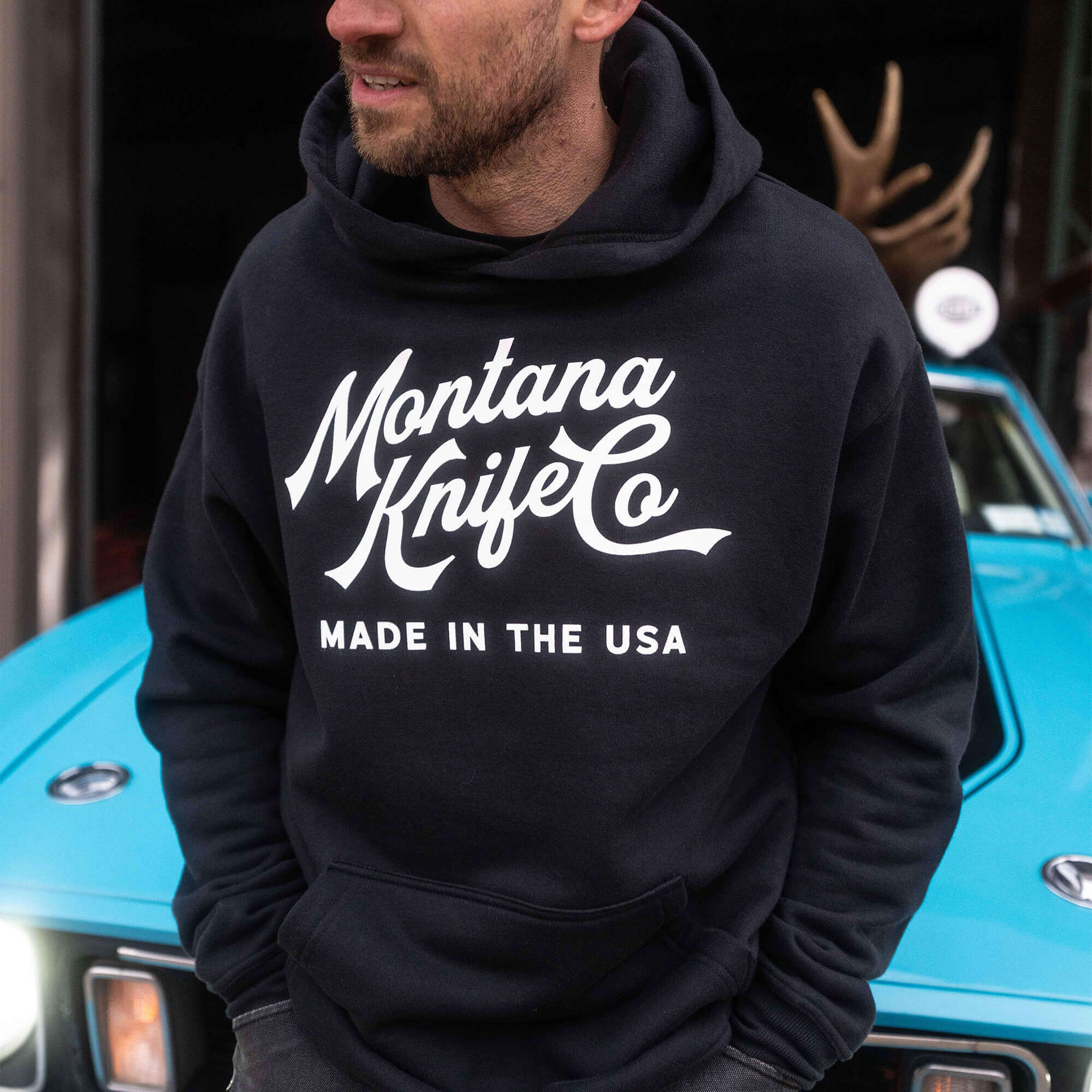MKC HERITAGE HOODIE - USA MADE - BLACK