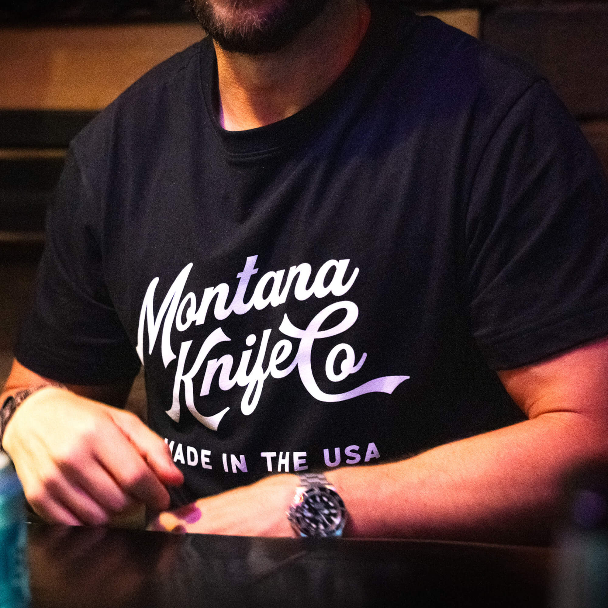 MKC HERITAGE TEE - USA MADE - BLACK