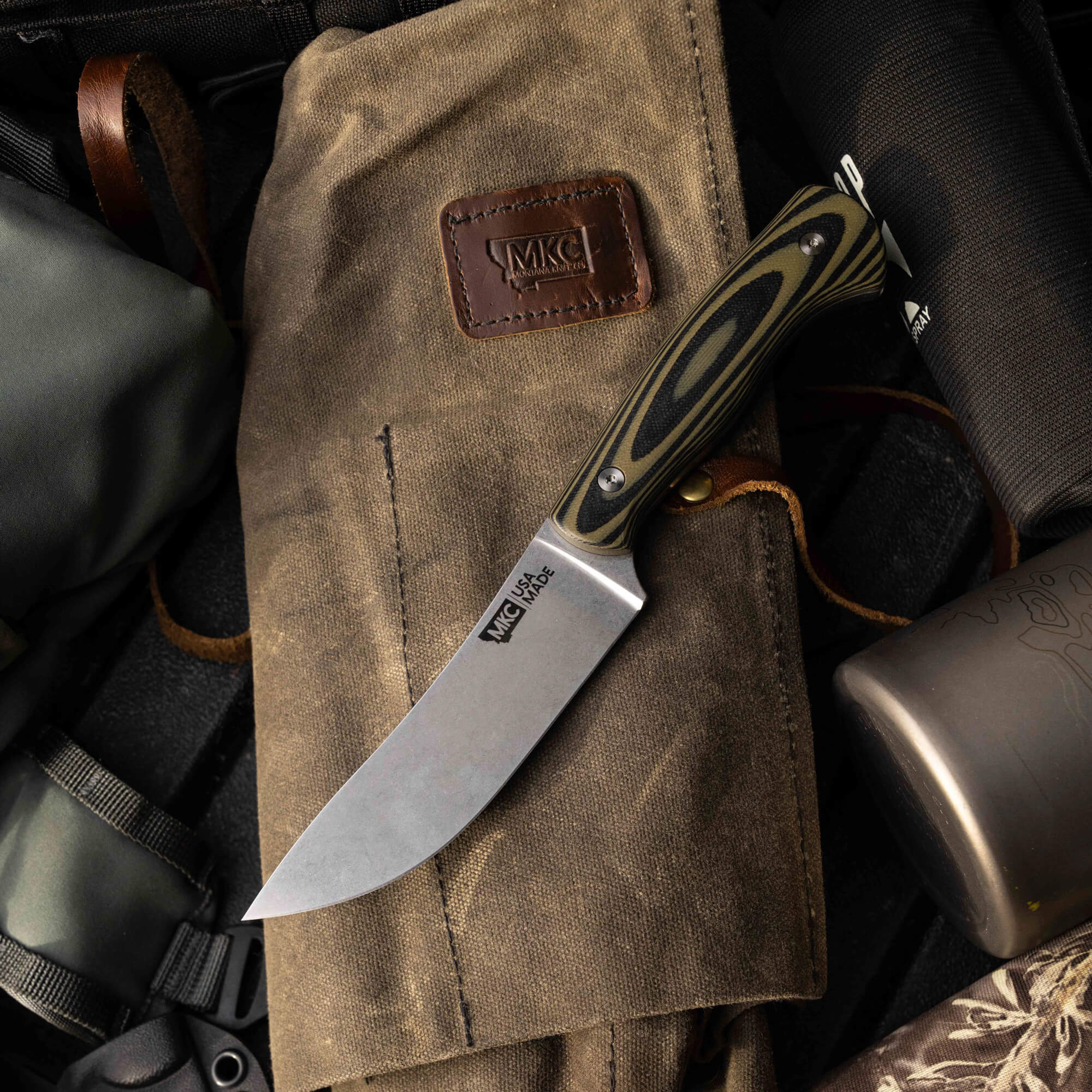 MAGNACUT STONEWALL SKINNER - GREEN & BLACK