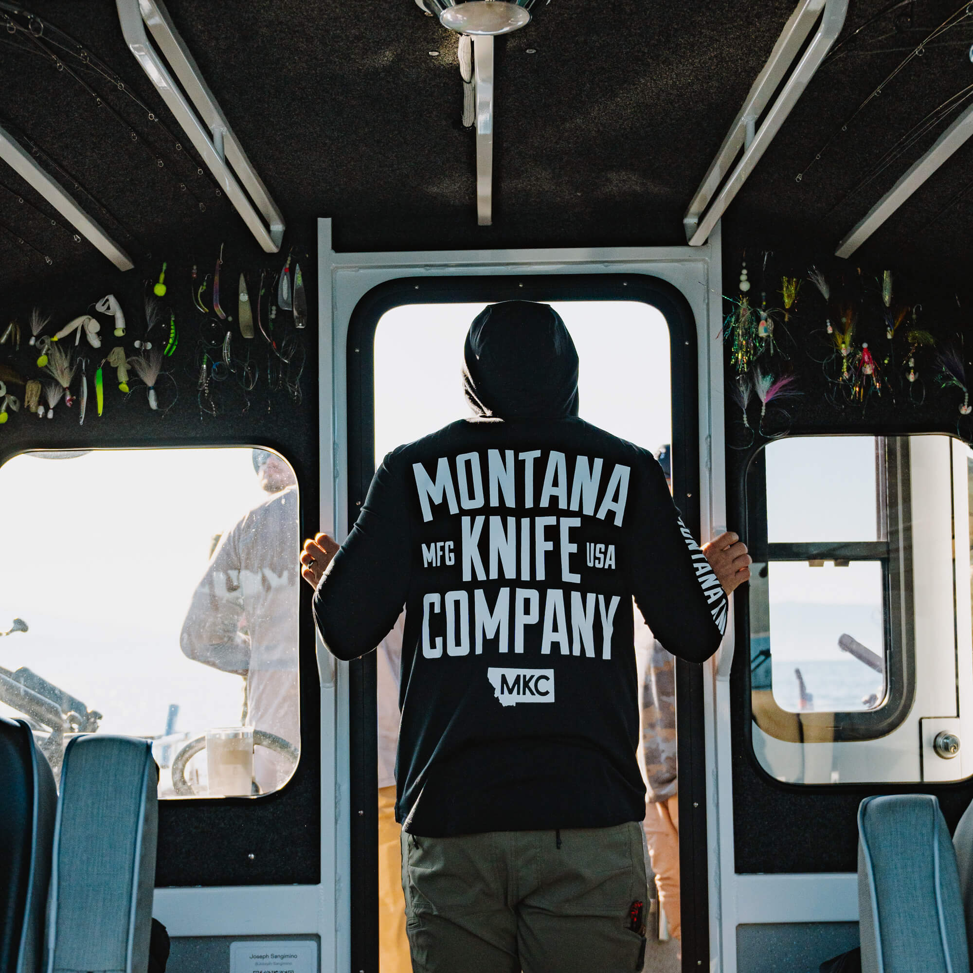 SUN RIVER BAMBOO HOODIE - BLACK