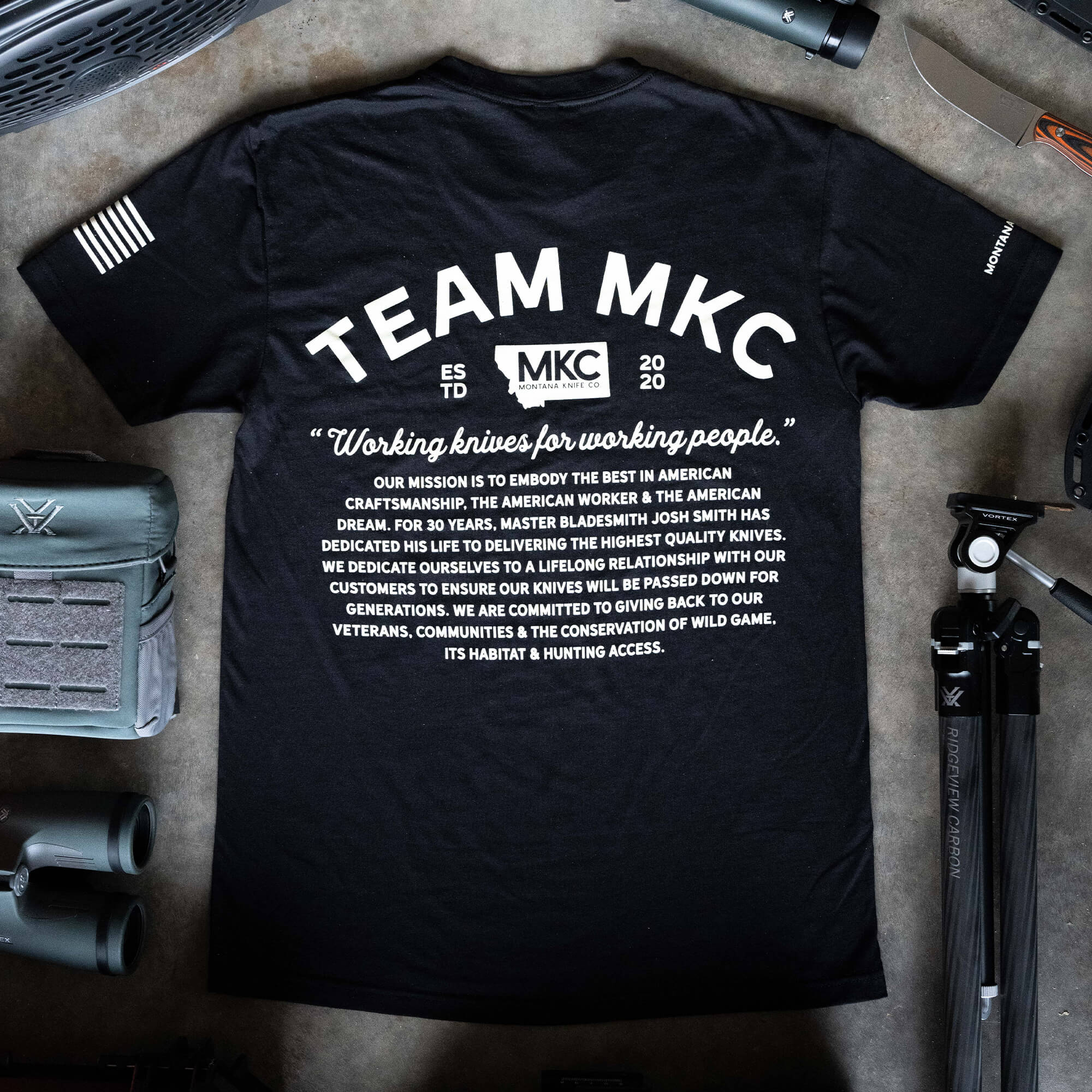 TEAM MKC TEE - BLACK