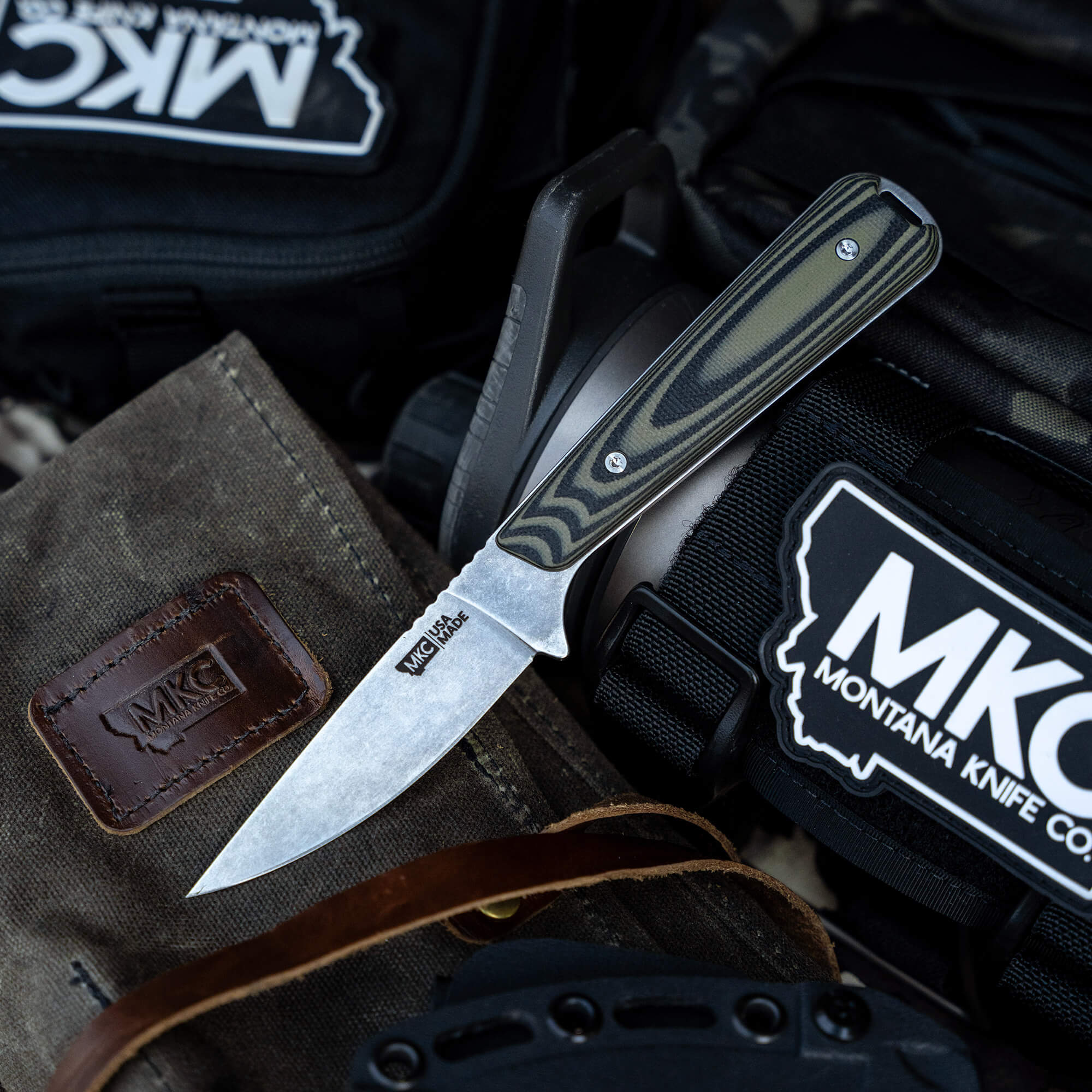 FLATTAIL - GREEN & BLACK