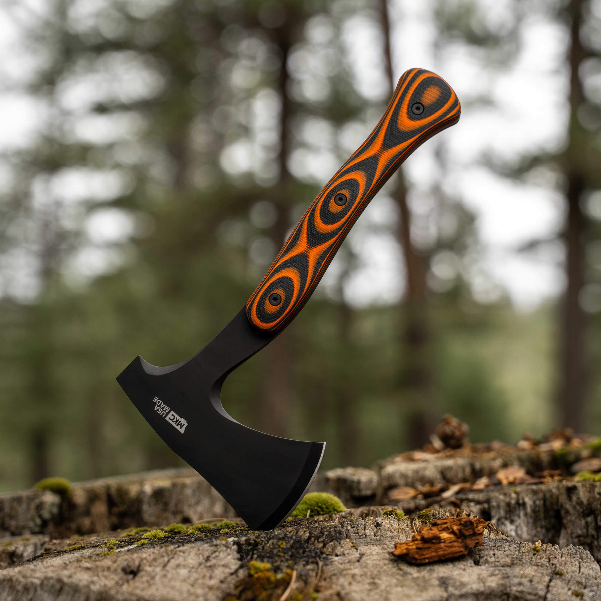 HELLGATE HATCHET - ORANGE & BLACK