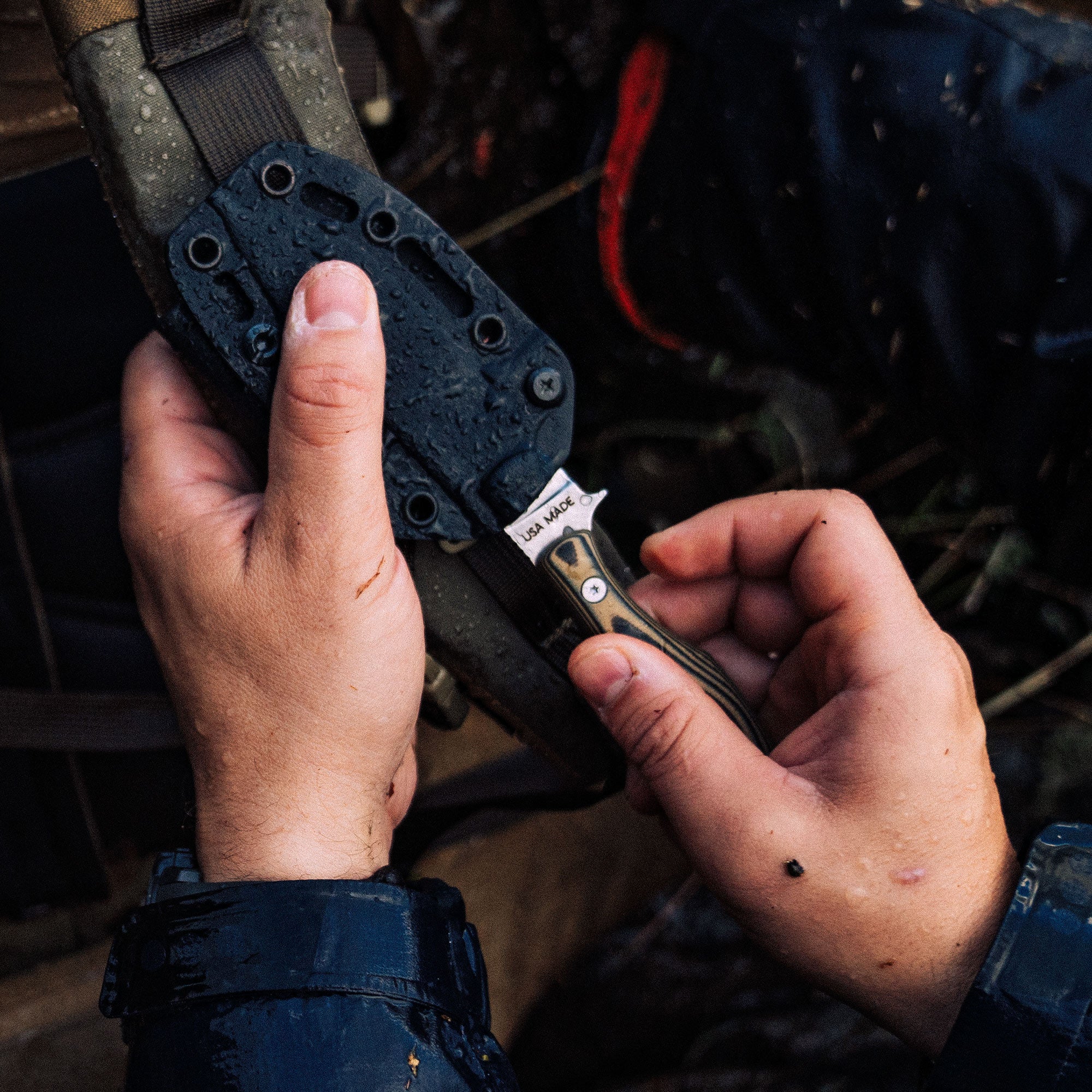 JACKSTONE - TAN AND BLACK