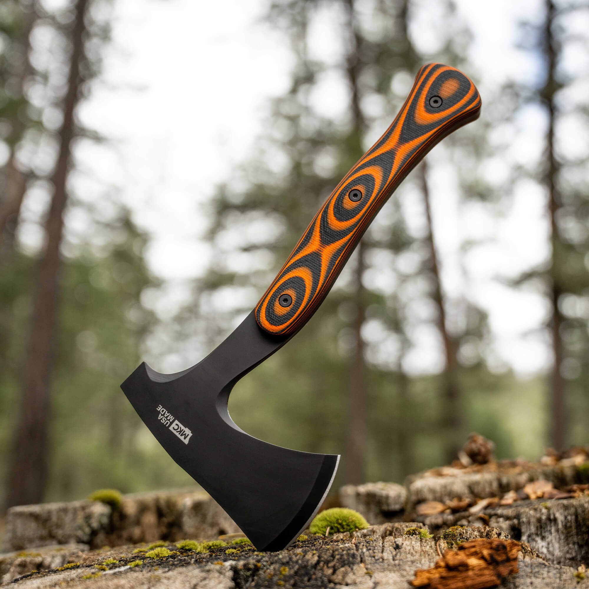 HELLGATE HATCHET - ORANGE & BLACK
