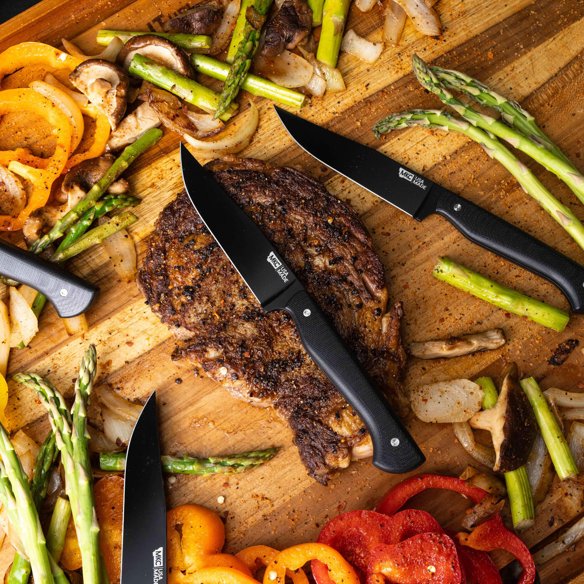 MKC STEAK KNIVES (SET OF 4) - PVD - BLACK